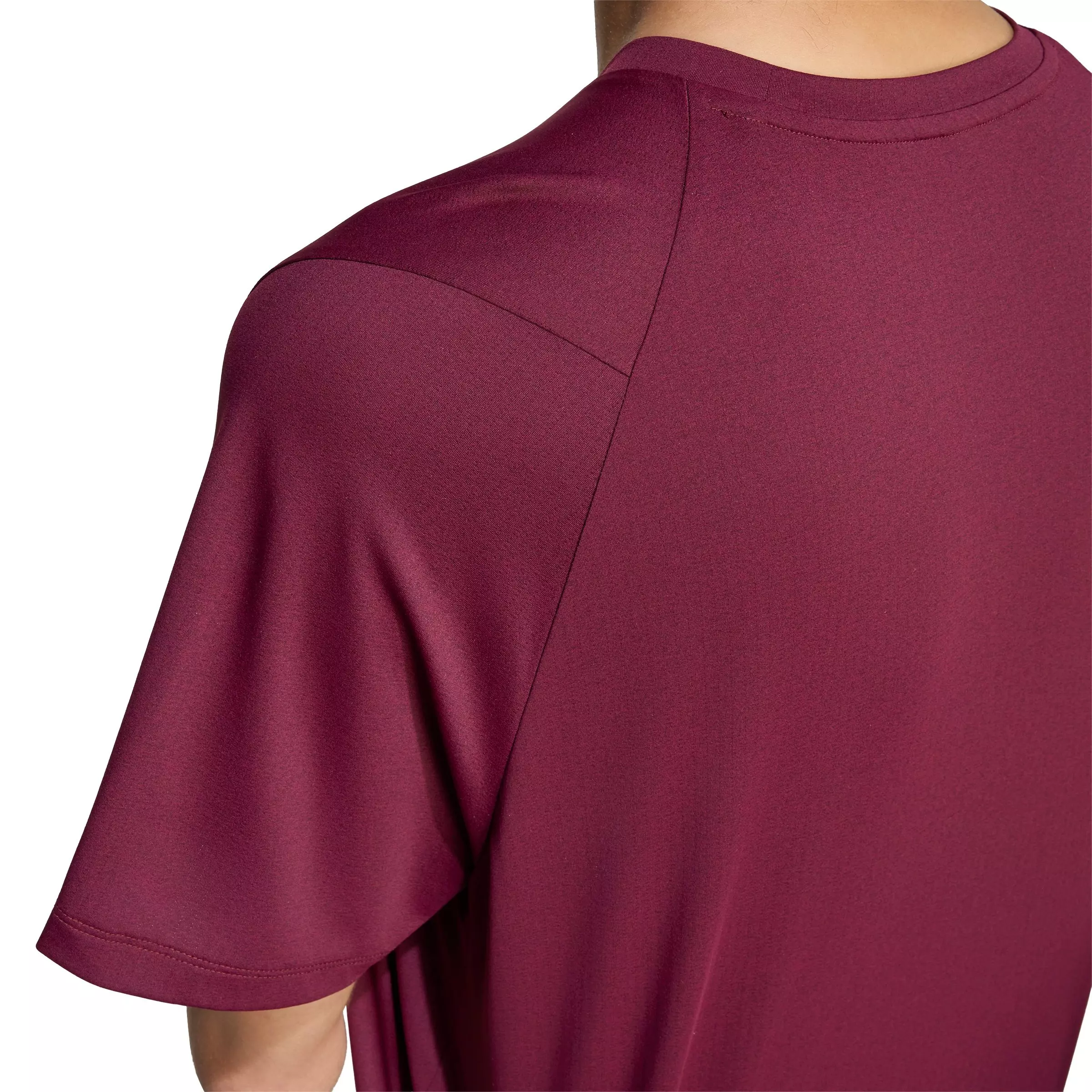 adidas Men's ADI365 Running Climacool Iconic T-Shirt - Maroon - MAROON