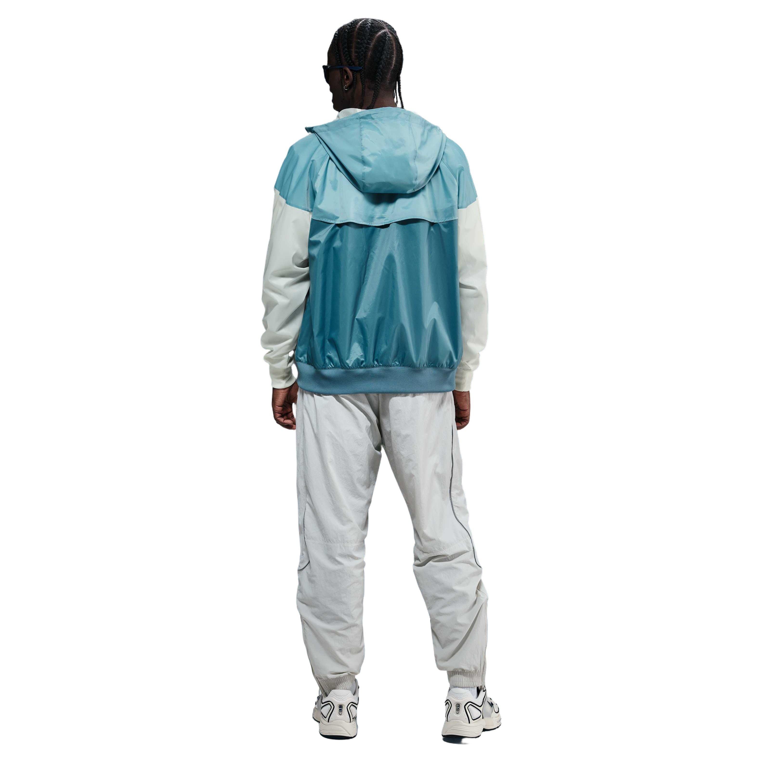 Nike Men's Woven Land WR Hooded Jacket -Blue - BLUE Thumbnail View 2