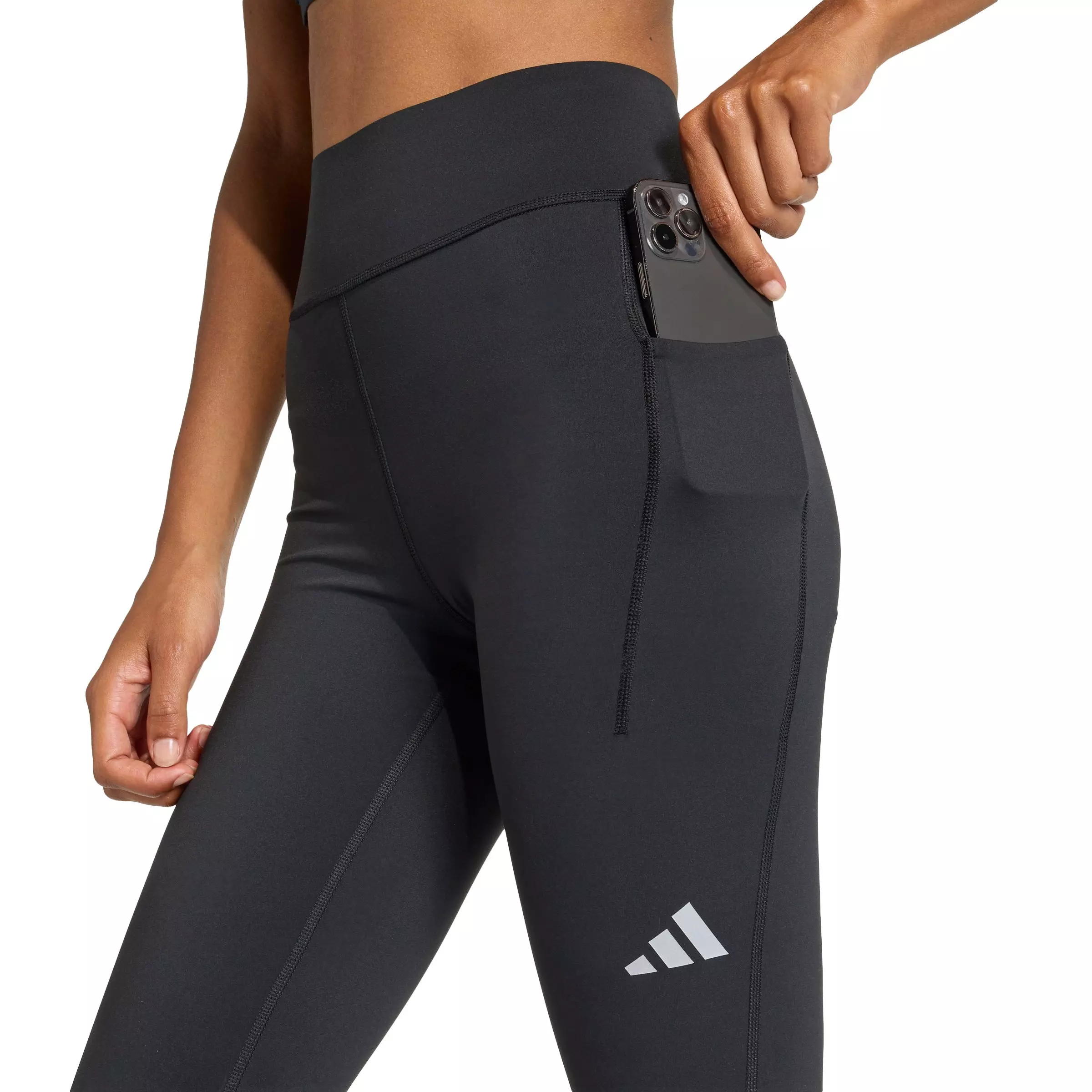adidas Women's adi365 Climacool+ Running 7/8 Leggings - Black - BLACK