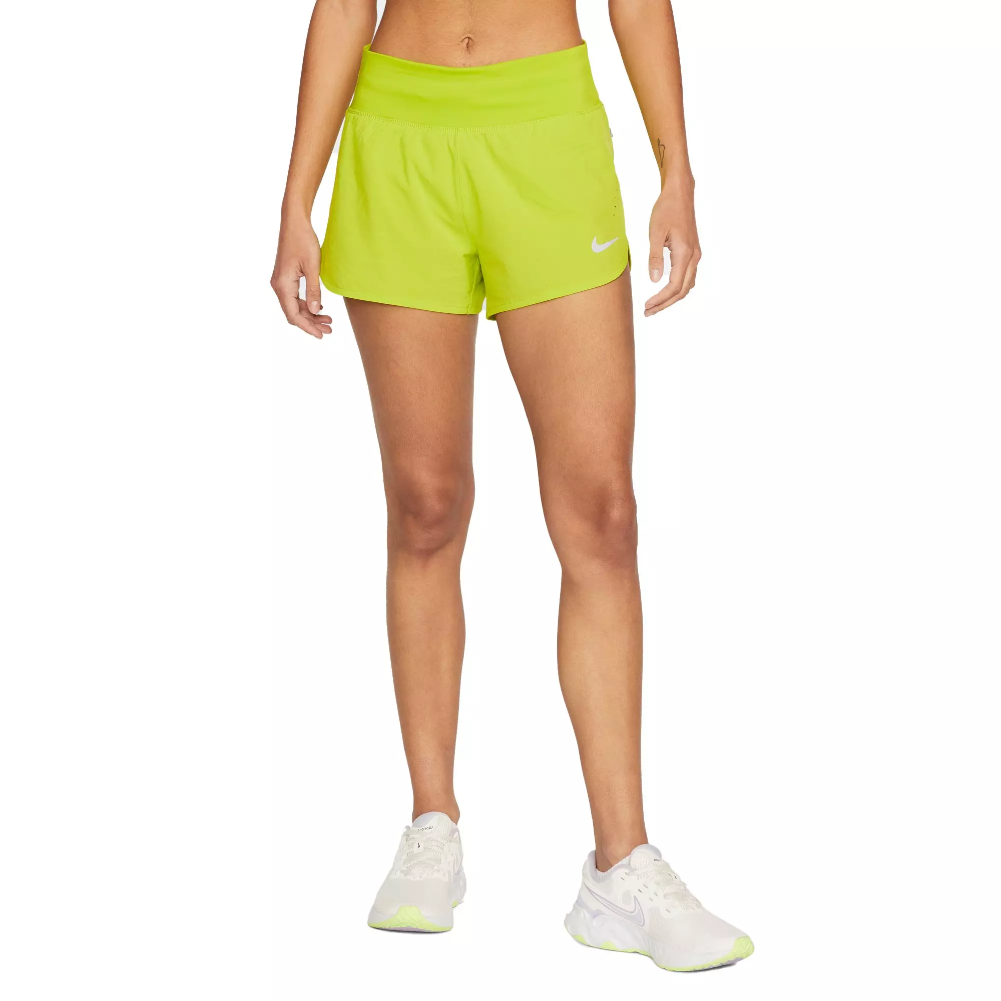 Nike Women's Eclipse 3" Running Shorts - GREEN