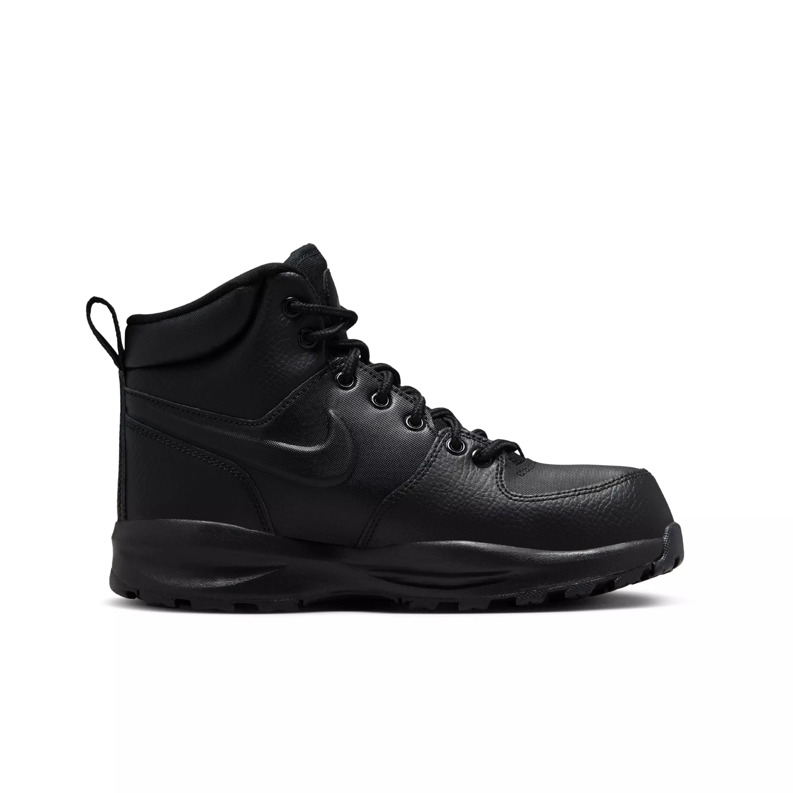 Nike Manoa 17 LTR "Black/Black/Black" Grade School Boys' Boot - BLACK/BLACK/BLACK