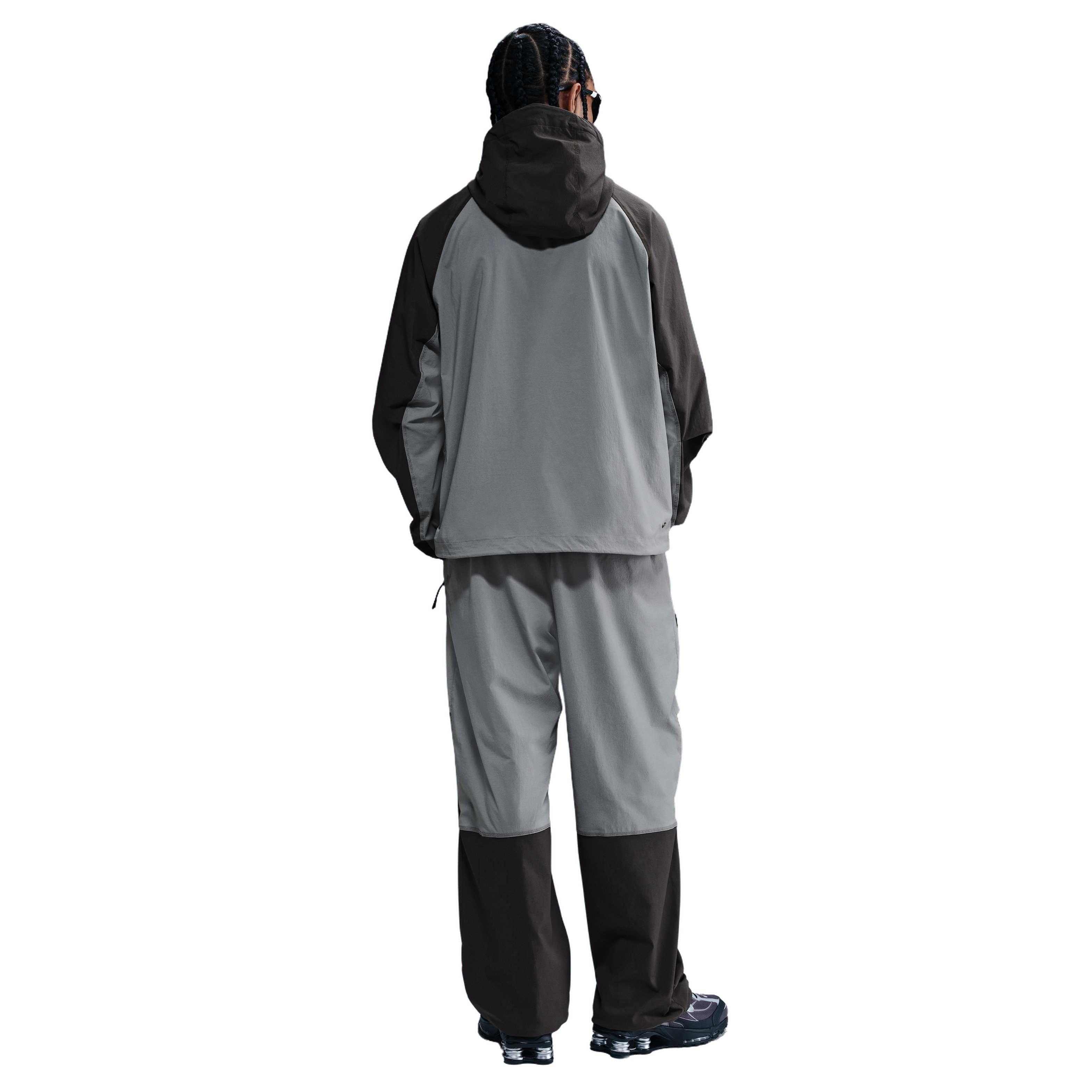 Nike Men's Tech Woven WR Full-Zip Jacket - GREY Thumbnail View 5