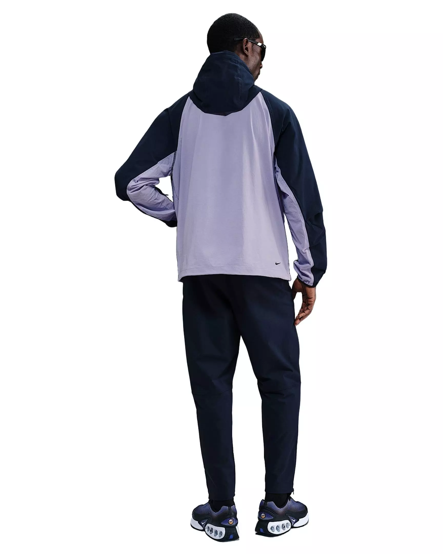 Nike Men's Tech Woven WR Full-Zip Jacket - PURPLE