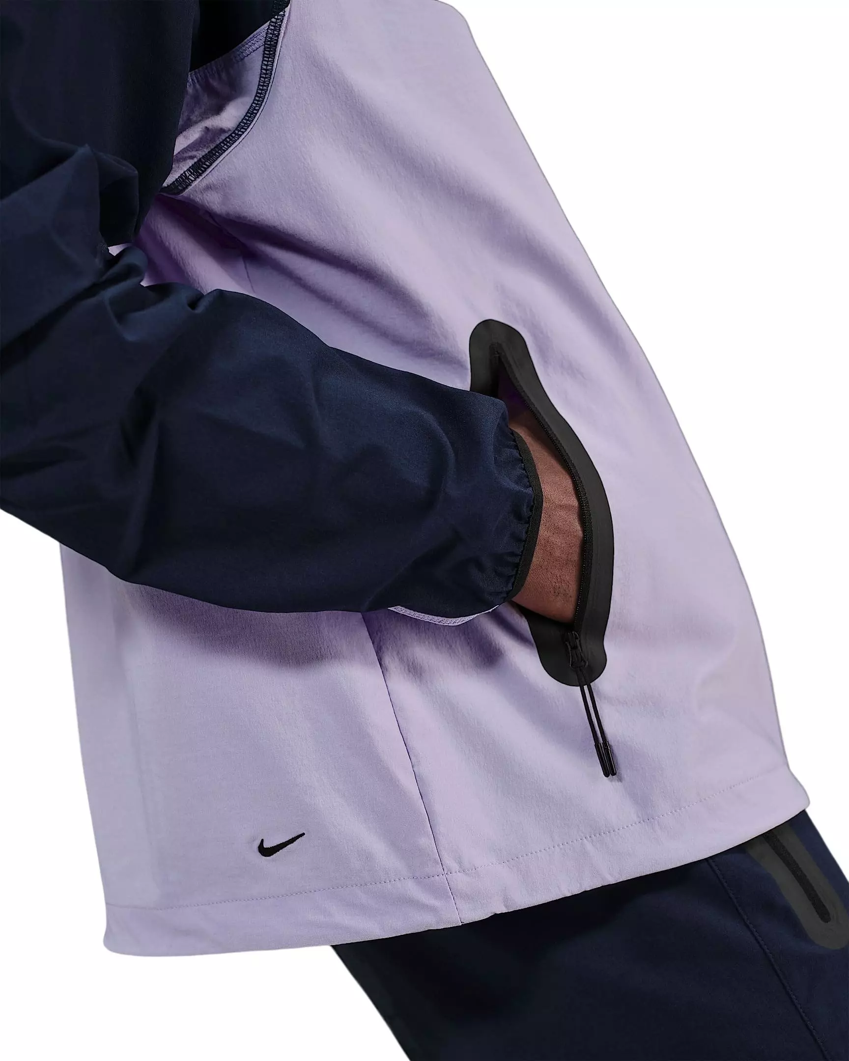Nike Men's Tech Woven WR Full-Zip Jacket - PURPLE