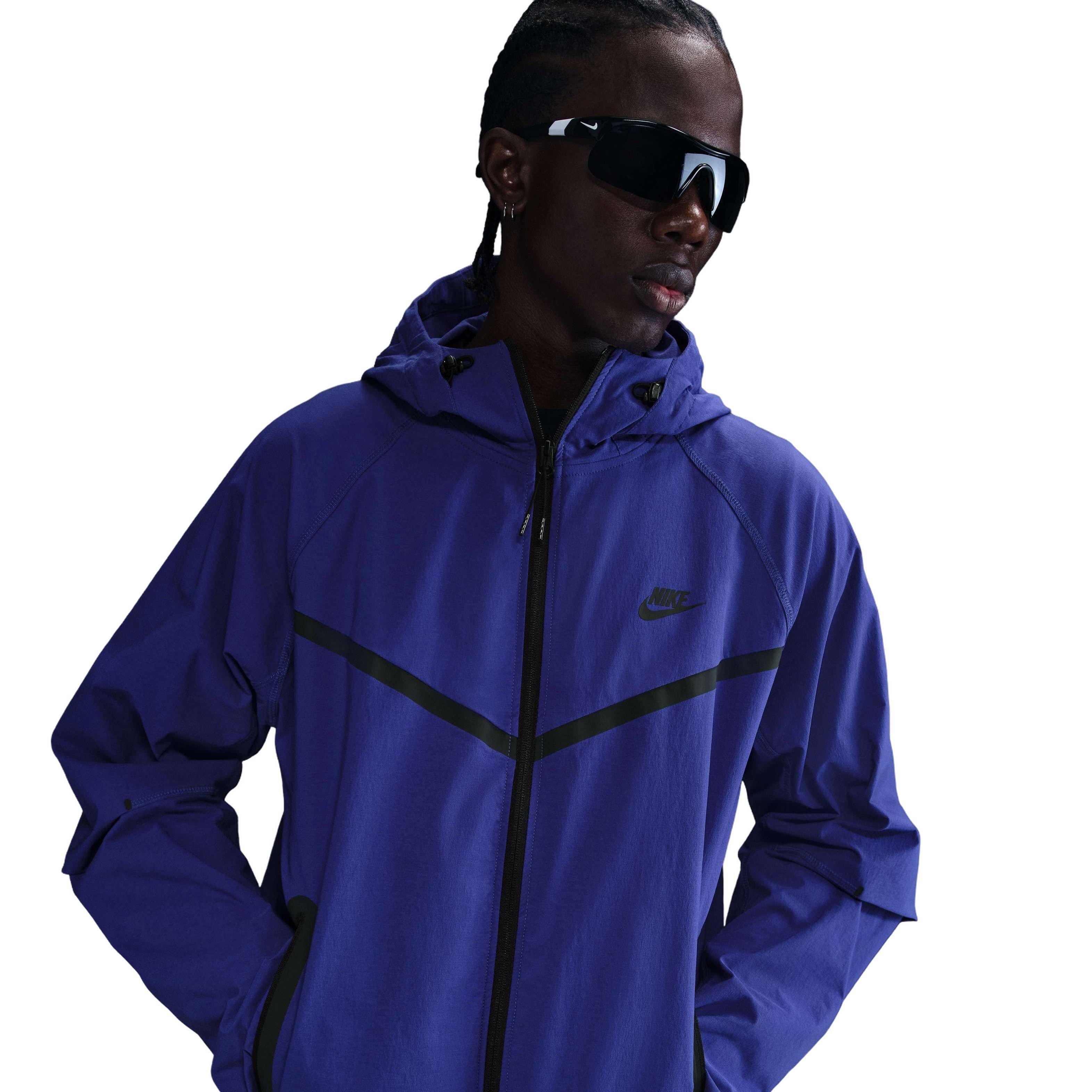 Nike Men's Tech Woven WR Full-Zip Jacket - DK PURPLE Thumbnail View 1