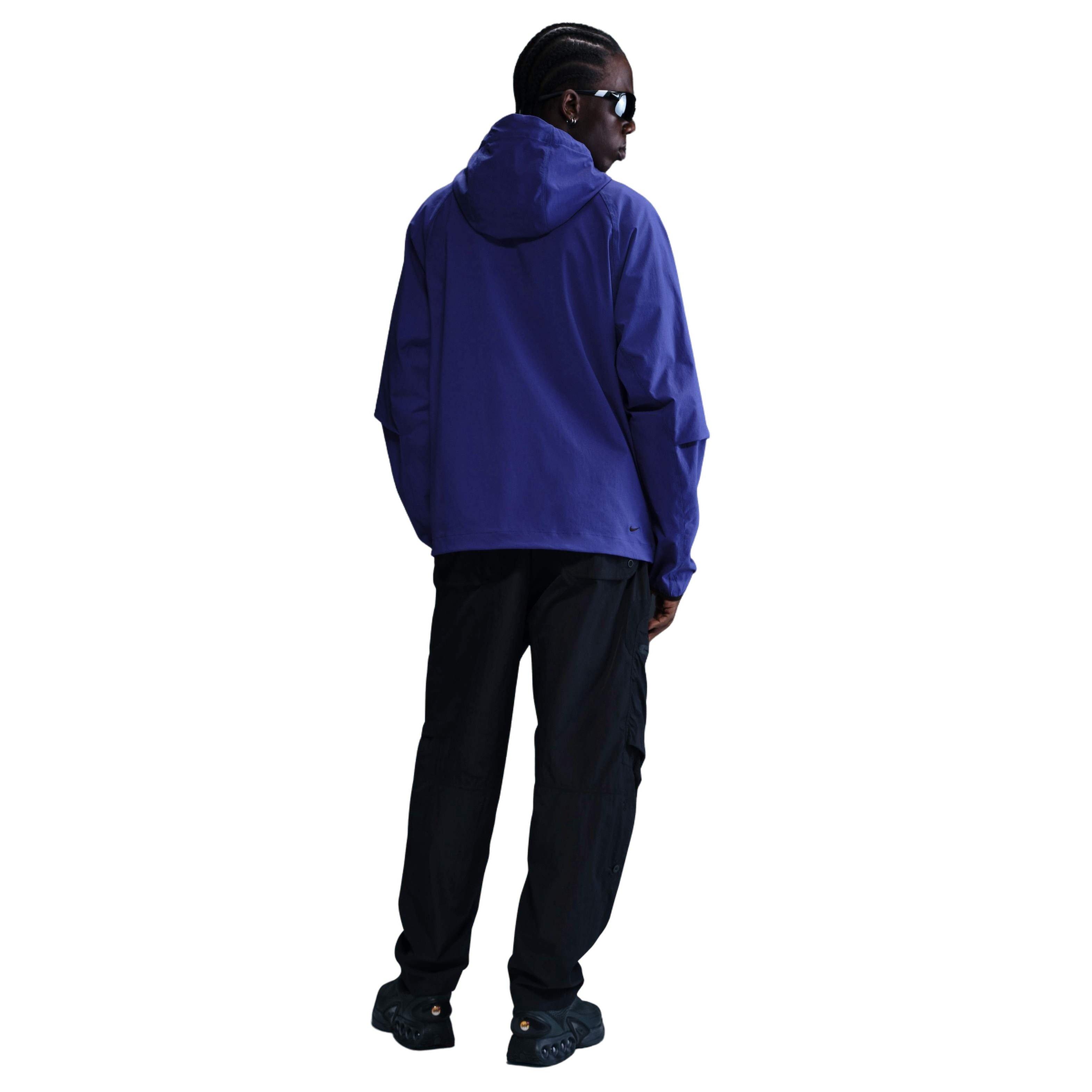 Nike Men's Tech Woven WR Full-Zip Jacket - DK PURPLE Thumbnail View 5