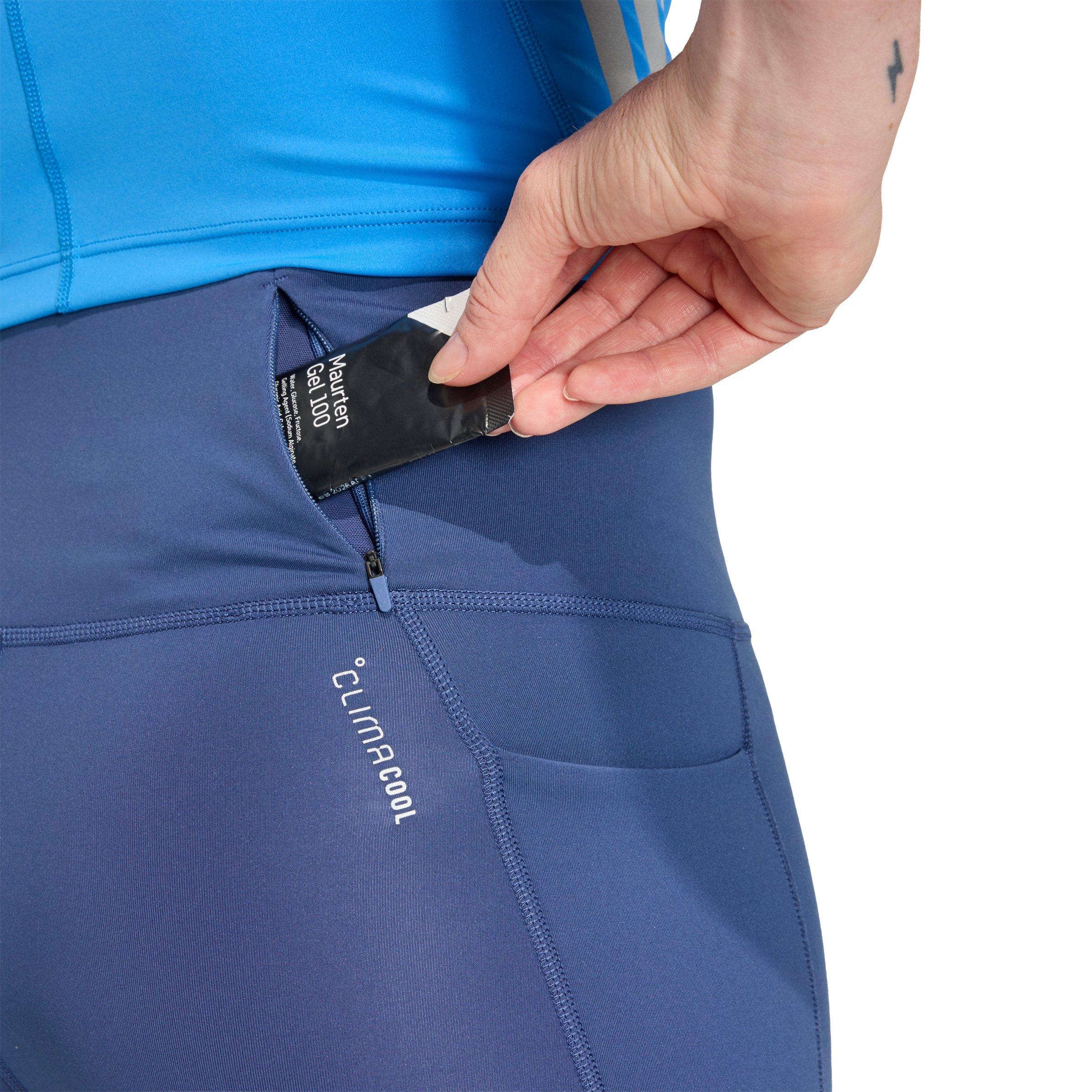 adidas Women's ADI365 Climacool Running Full Length Leggings - Navy - NAVY Thumbnail View 3