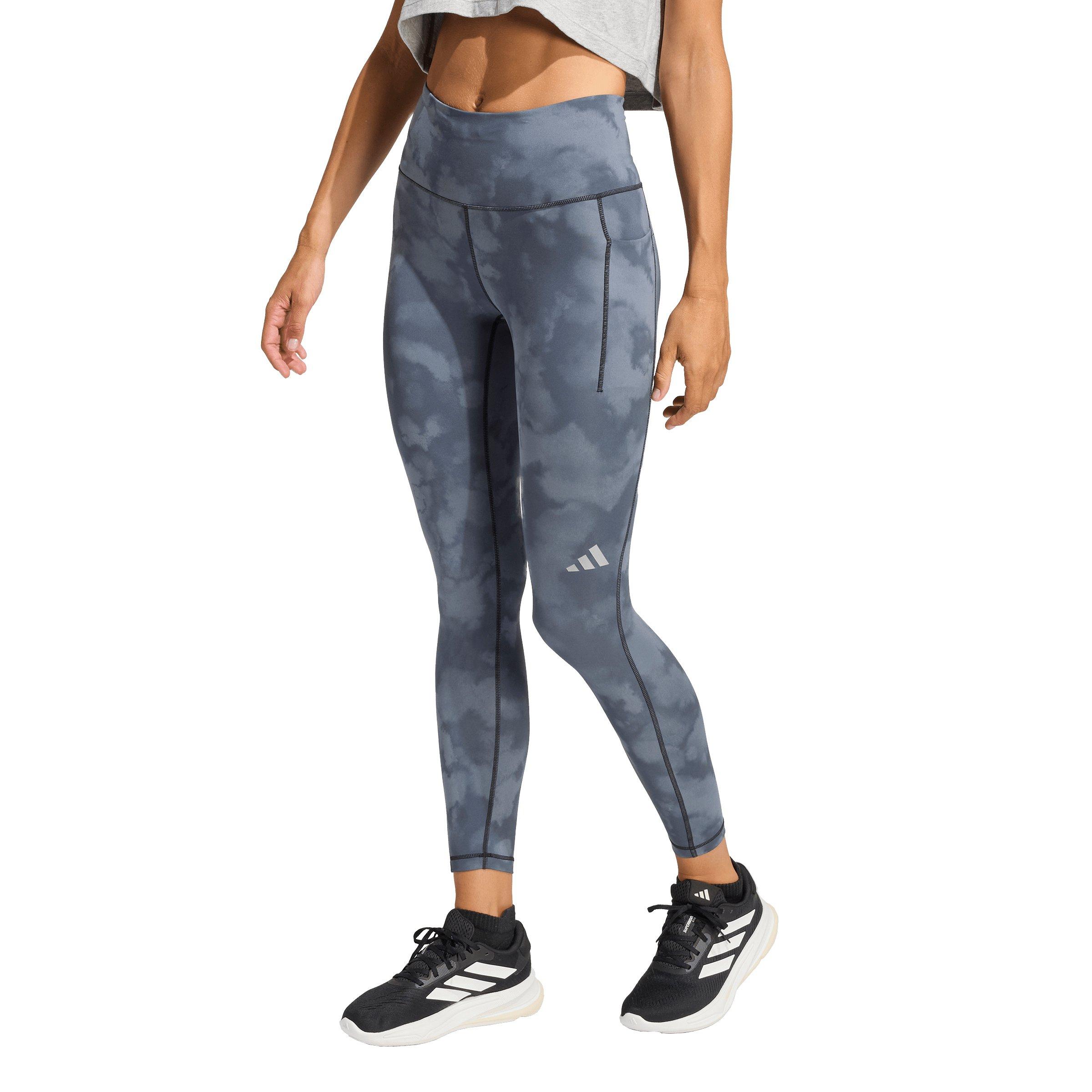 adidas Women's adi365 Climacool All Over Print Running 7/8 Leggings - Black - BLACK Thumbnail View 1