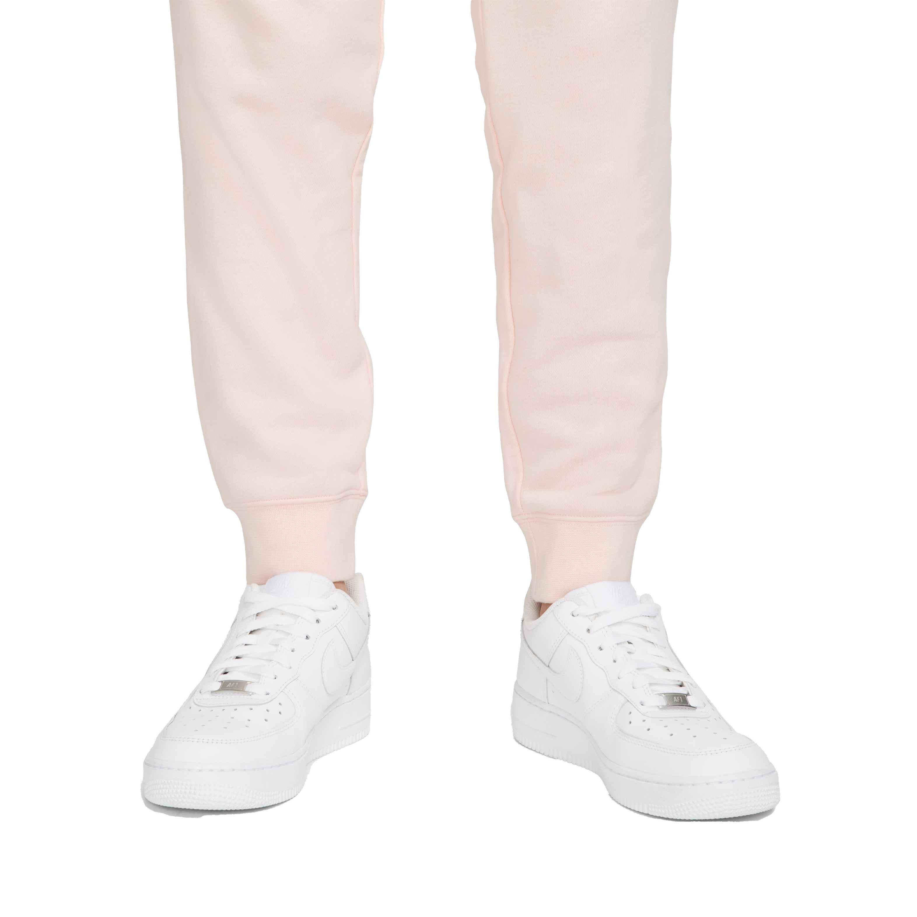 Nike Women's Sportswear Essential MR Fleece Pants-Lt Pink - PINK Thumbnail View 4