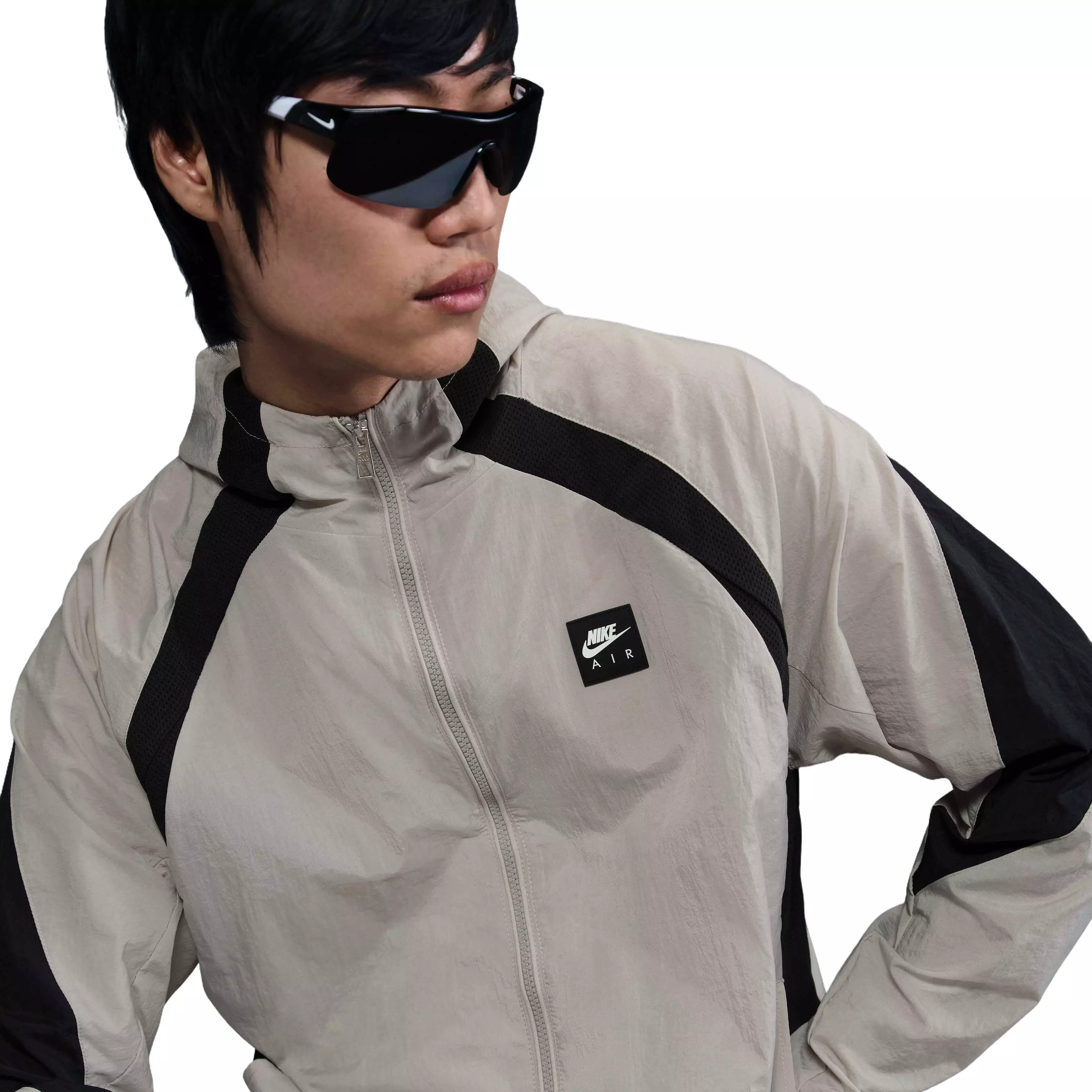 Nike Men's Air Woven Jacket -Grey - GREY