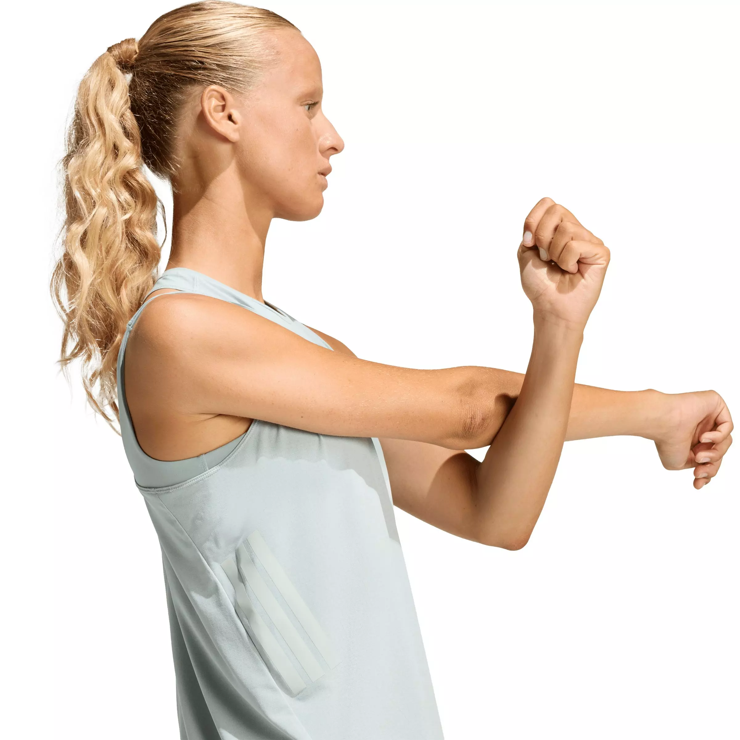 adidas Women's adi365 Climacool All Over Print Running 7/8 Leggings - Sage Green - SAGE GREEN