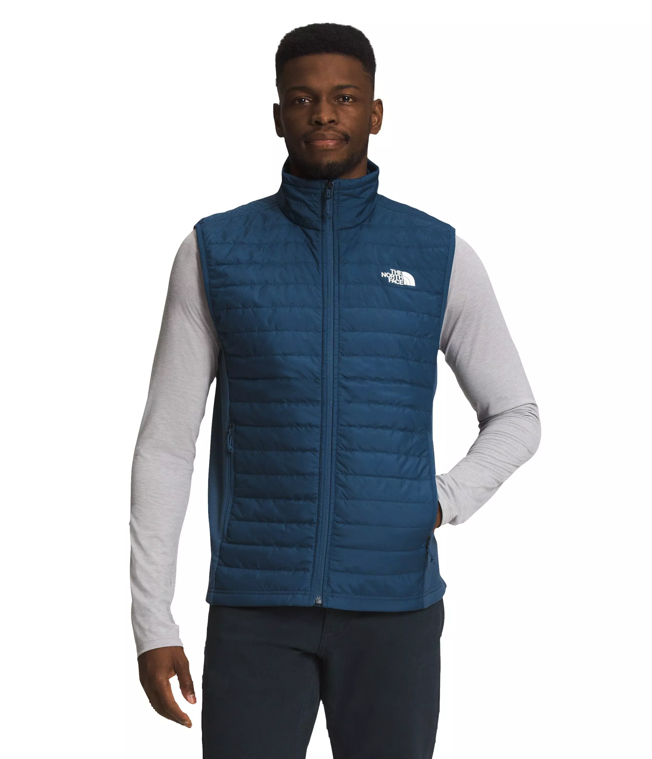 The North Face Men's Canyonlands Hybrid Gilet Vest - Blue - BLUE