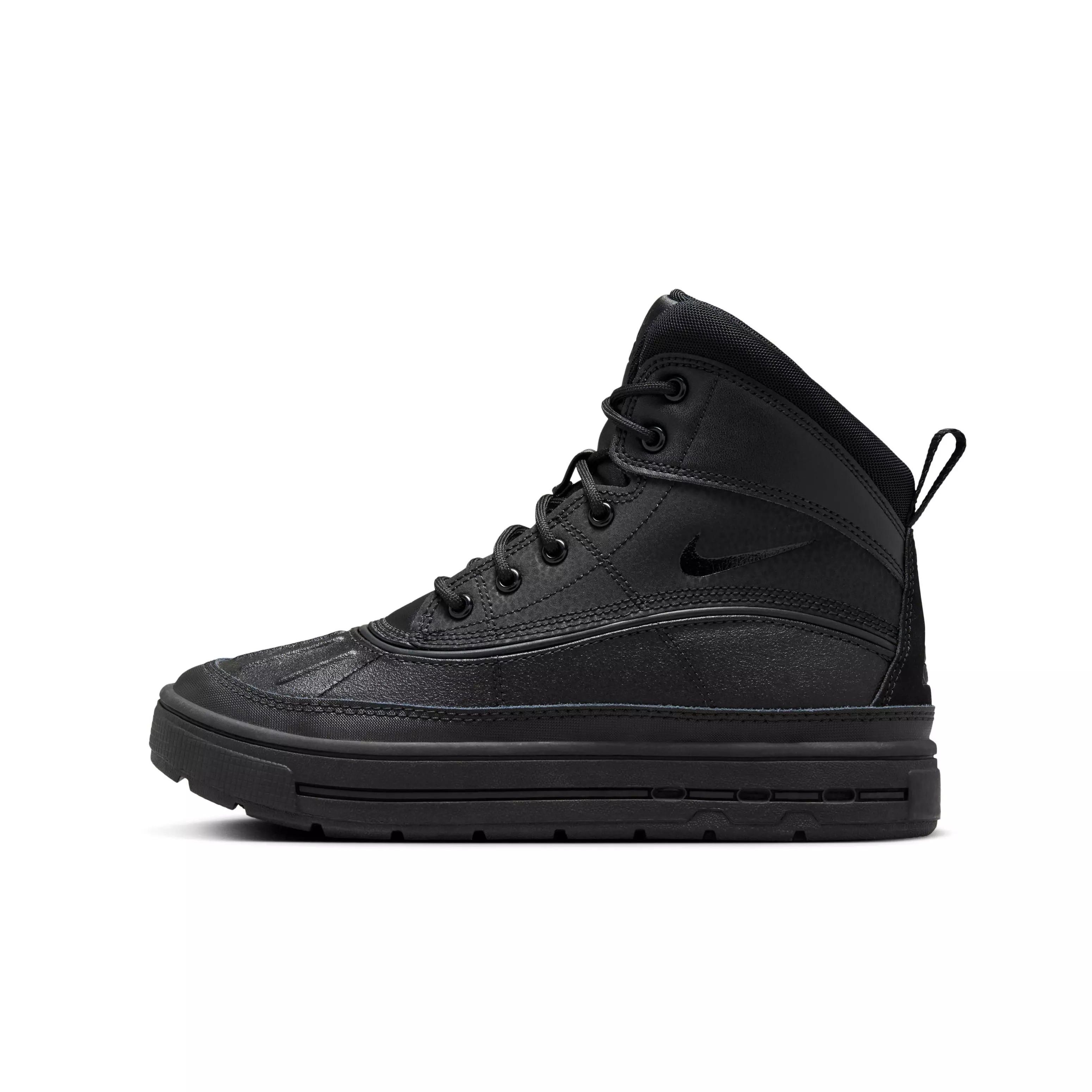 Nike Woodside 2 High "Black/Black/Black" Grade School Boys' Boot - BLACK/BLACK/BLACK