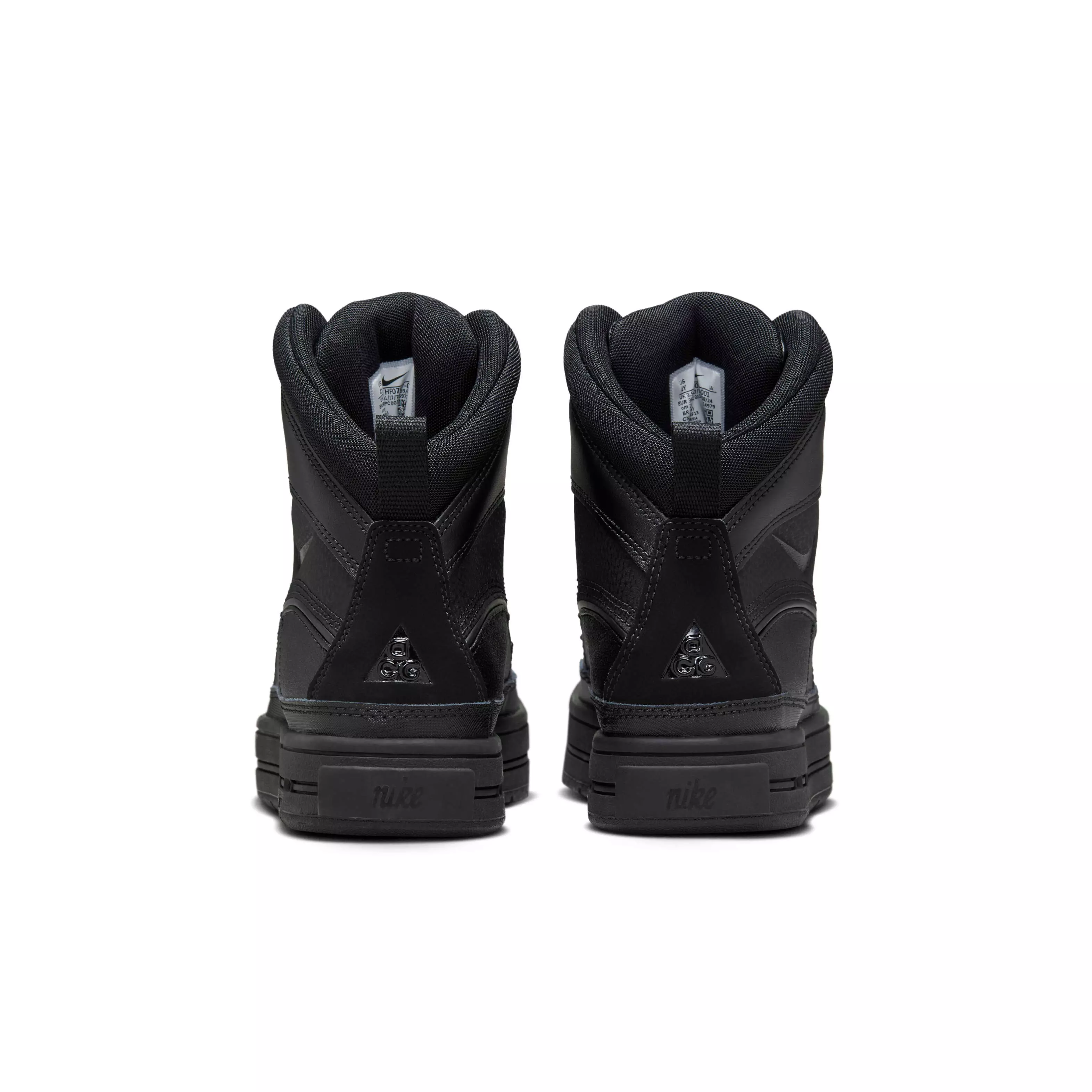 Nike Woodside 2 High "Black/Black/Black" Grade School Boys' Boot - BLACK/BLACK/BLACK