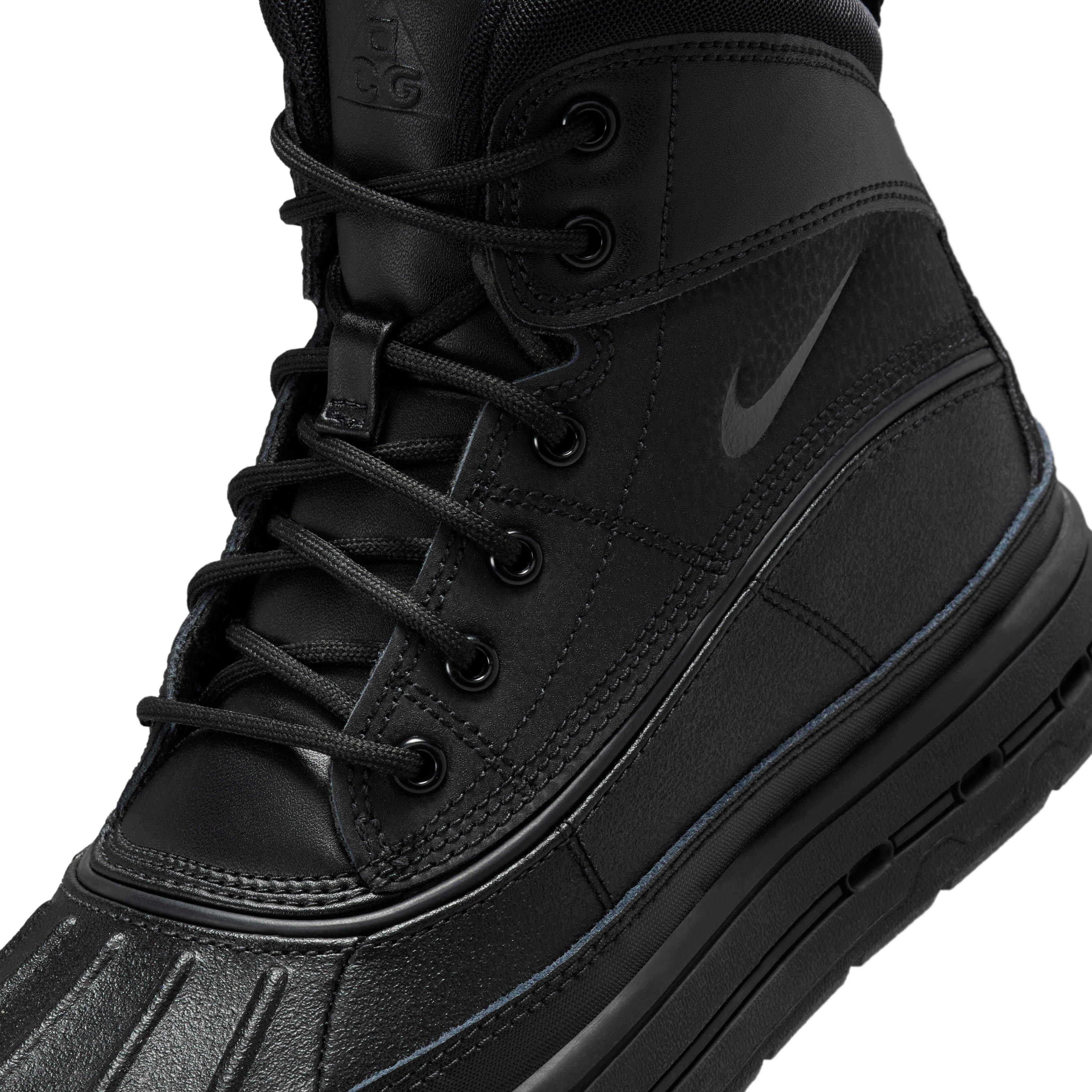 Nike Woodside 2 High "Black/Black/Black" Grade School Boys' Boot - BLACK/BLACK/BLACK Thumbnail View 7