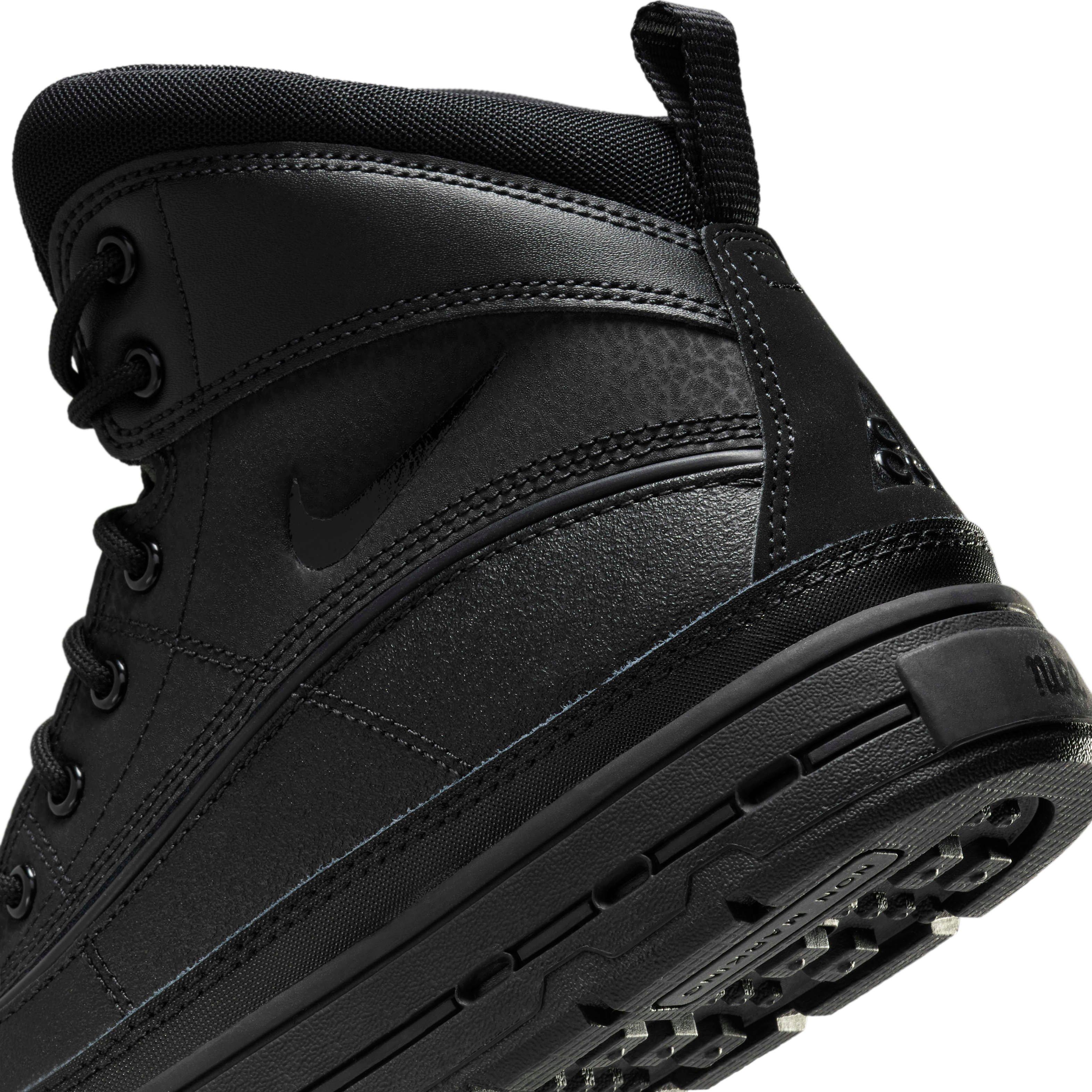 Nike Woodside 2 High "Black/Black/Black" Grade School Boys' Boot - BLACK/BLACK/BLACK Thumbnail View 8