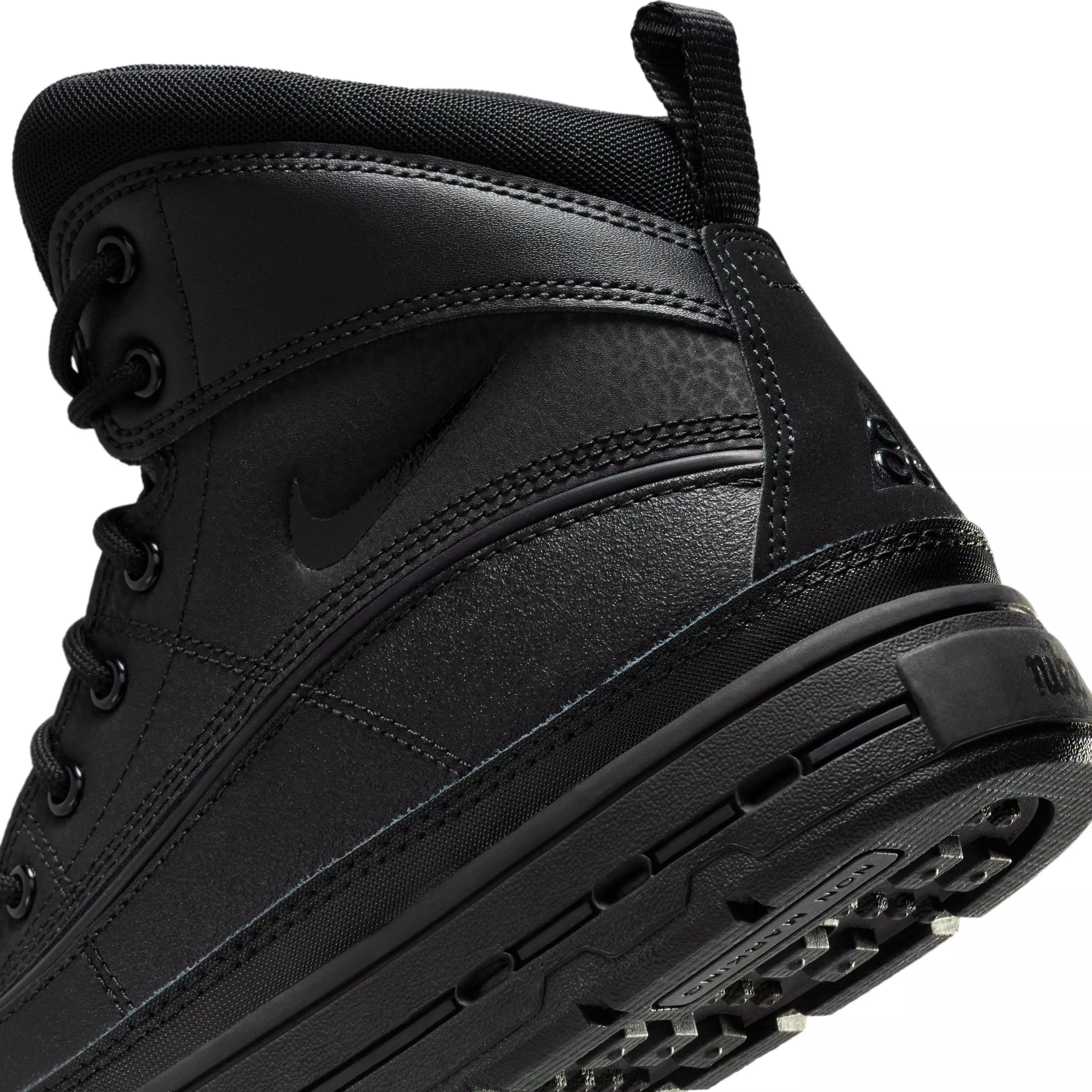 Nike Woodside 2 High "Black/Black/Black" Grade School Boys' Boot - BLACK/BLACK/BLACK