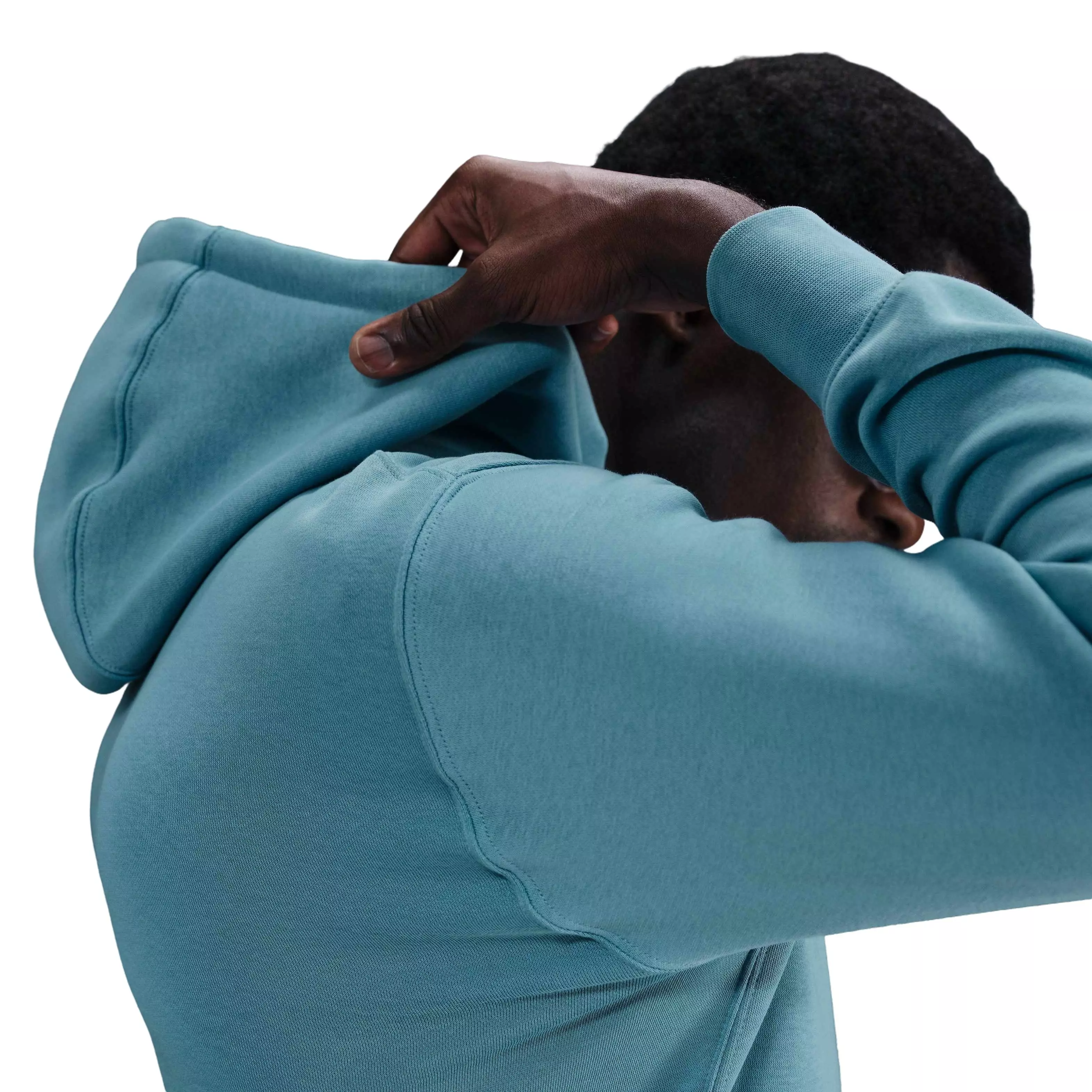 Nike Men's Club Full-Zip Fleece Jacket -Blue - BLUE