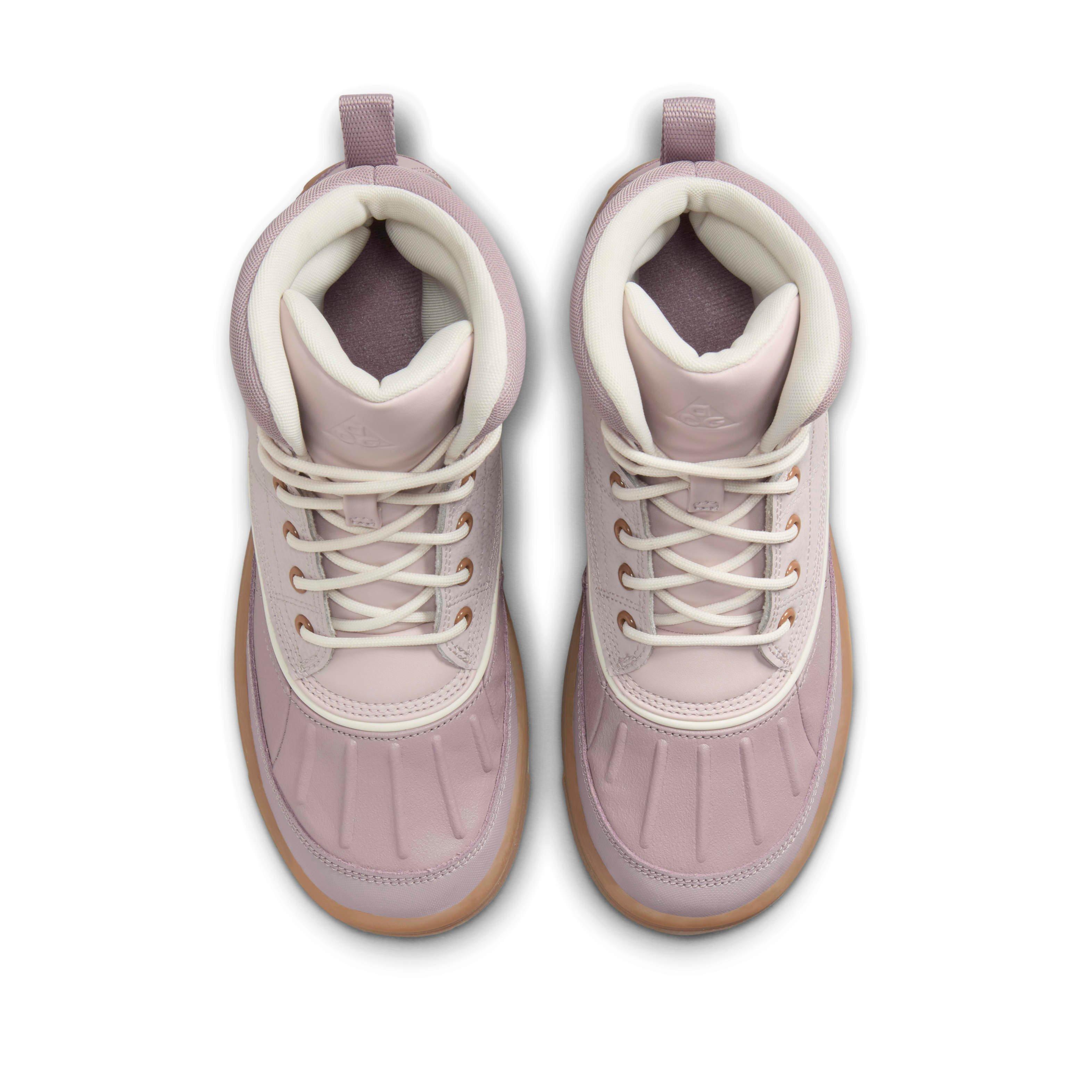 Nike Woodside 2 High Grade School Girls' "Light Violet Ore/Platinum Violet/Gum Brown/Phantom" Boot