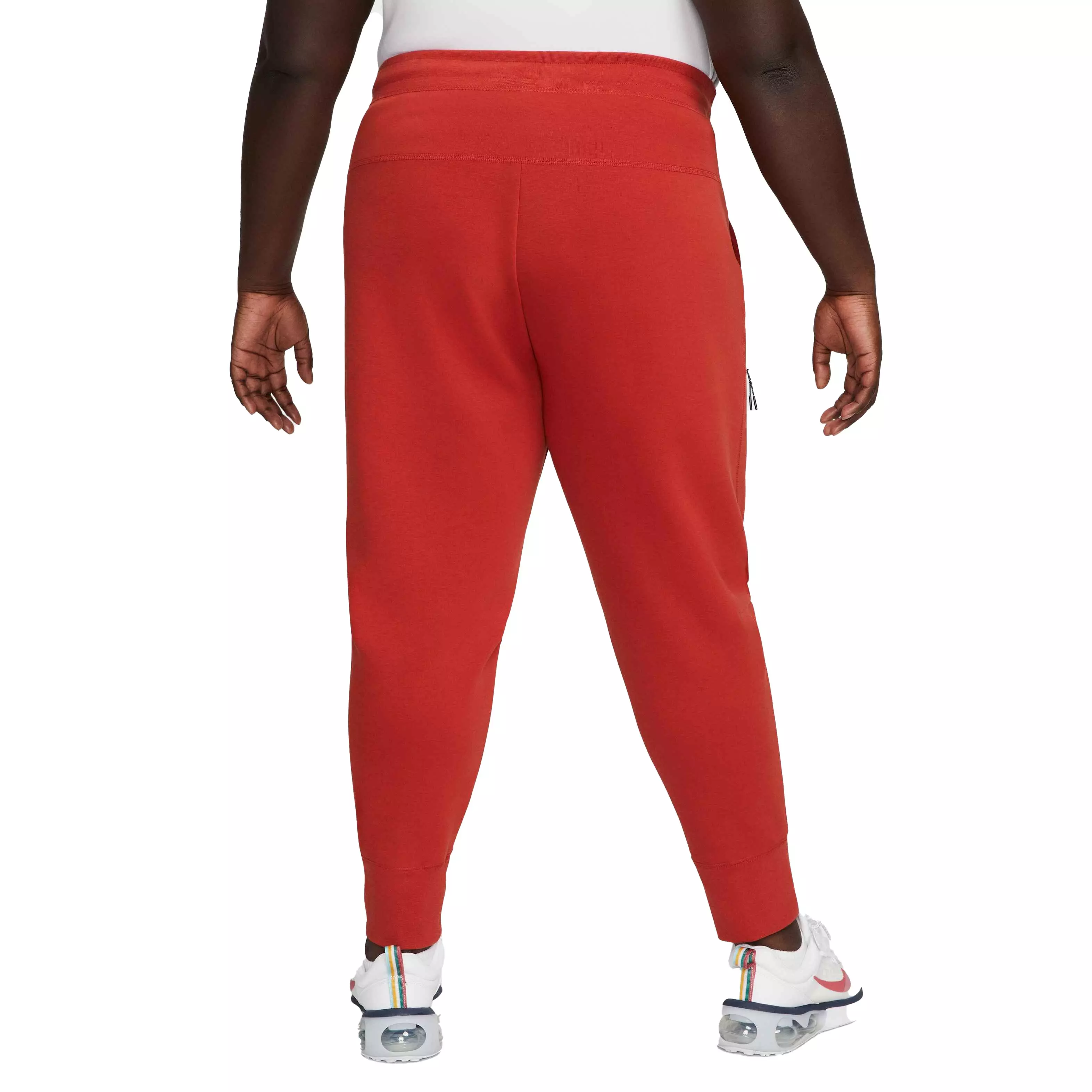Nike Women's Sportswear Tech Fleece Essential HR Pants - RED