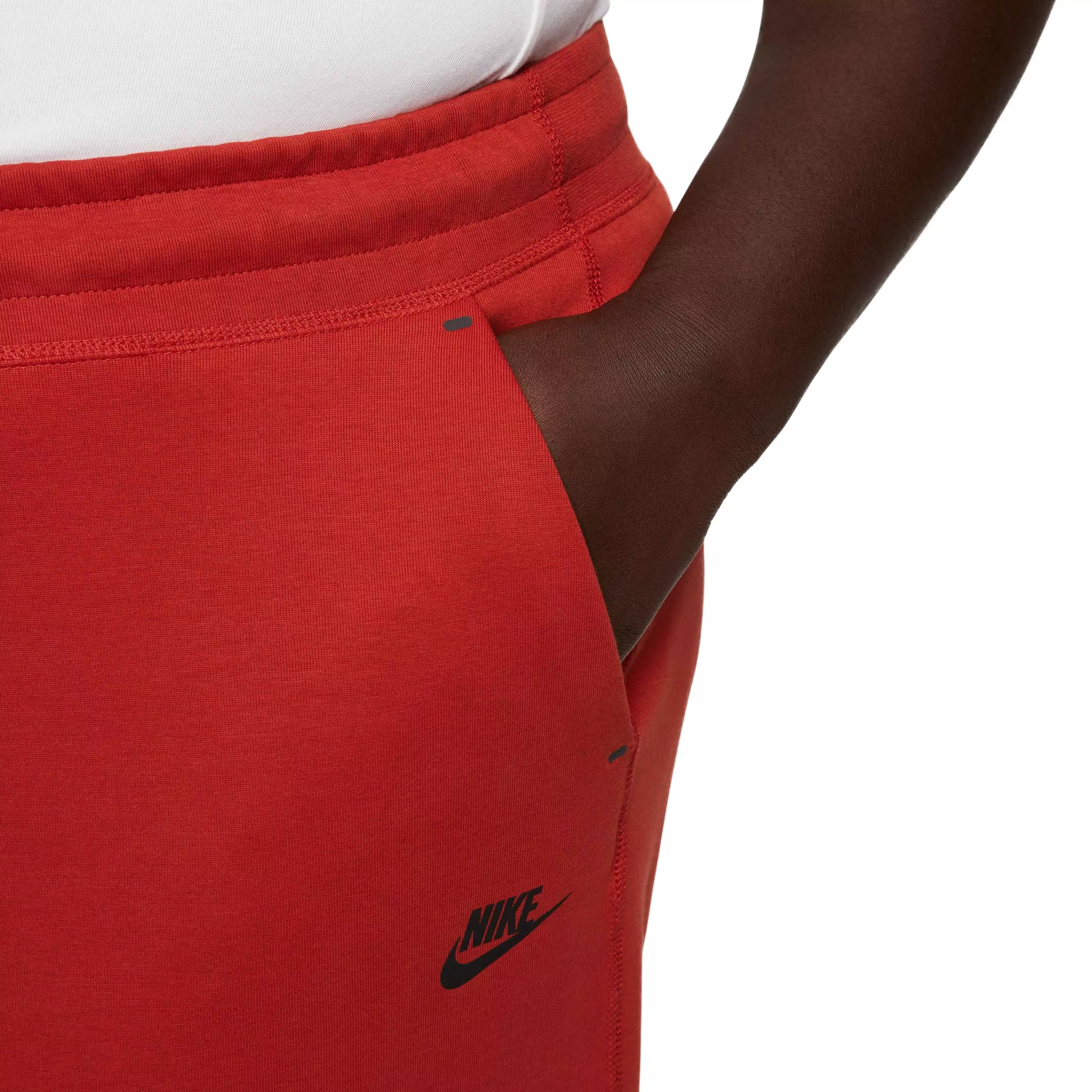 Nike Women's Sportswear Tech Fleece Essential HR Pants - RED