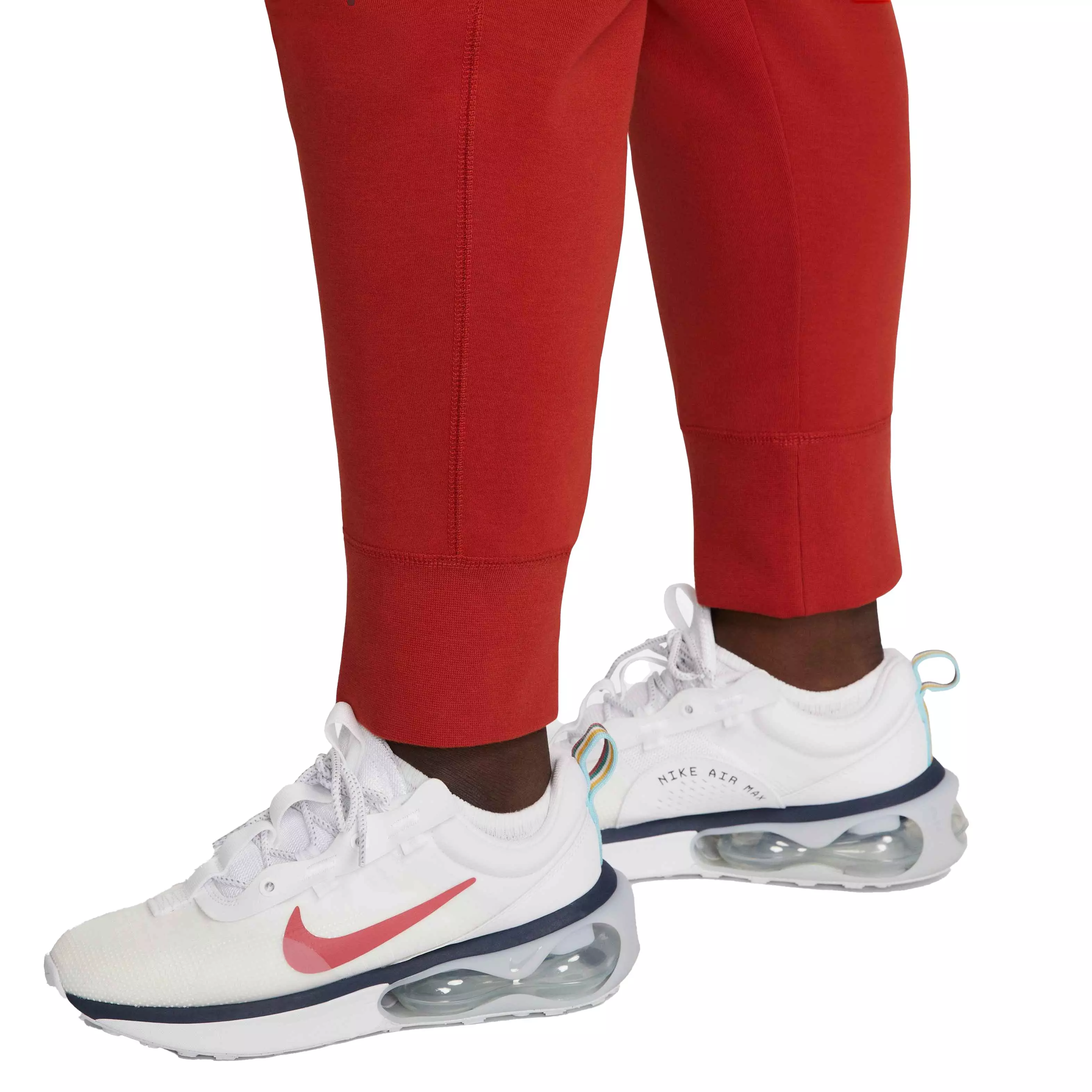 Nike Women's Sportswear Tech Fleece Essential HR Pants - RED