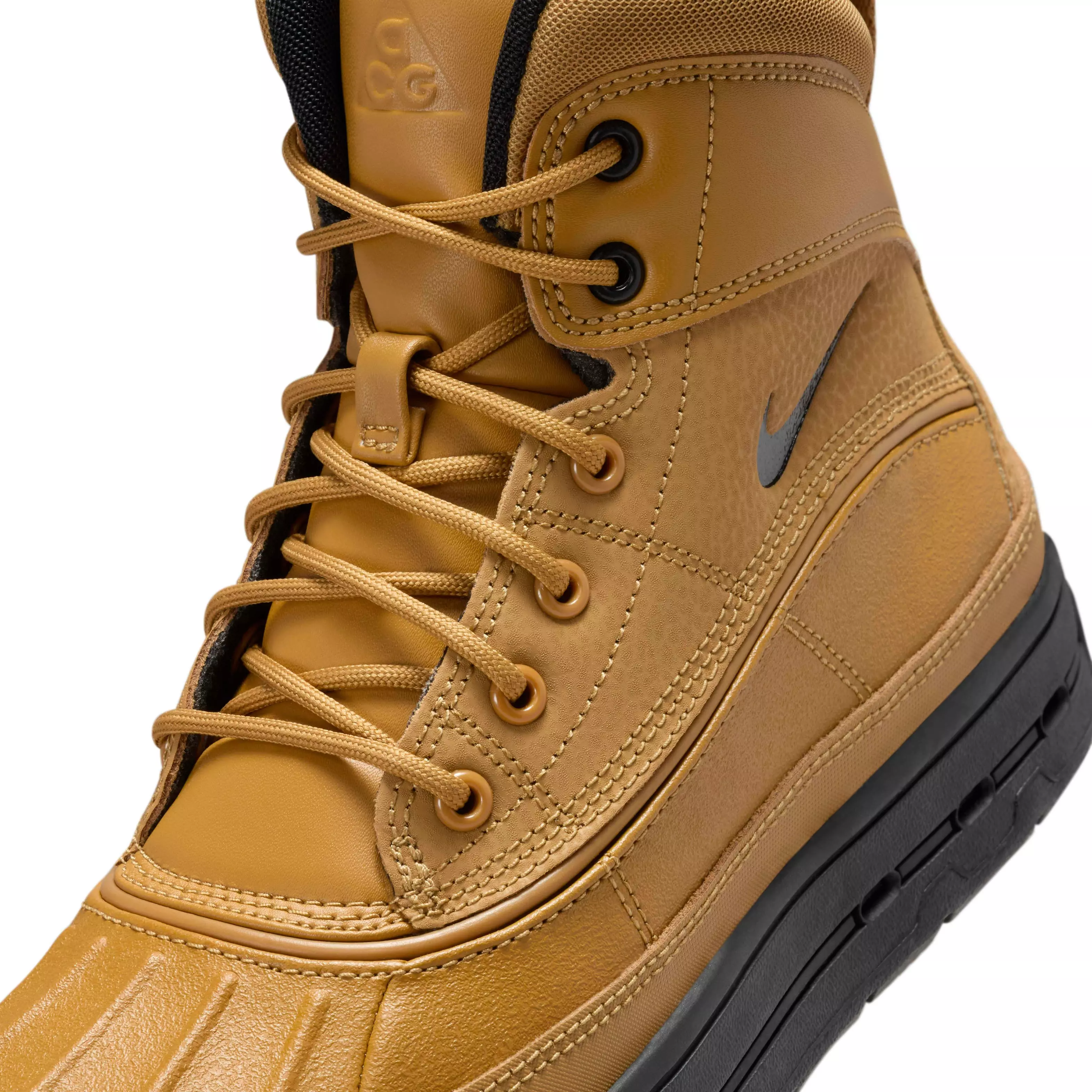 Nike Woodside 2 High "Wheat/Black" Grade School Boys' Boot - WHEAT/BLACK
