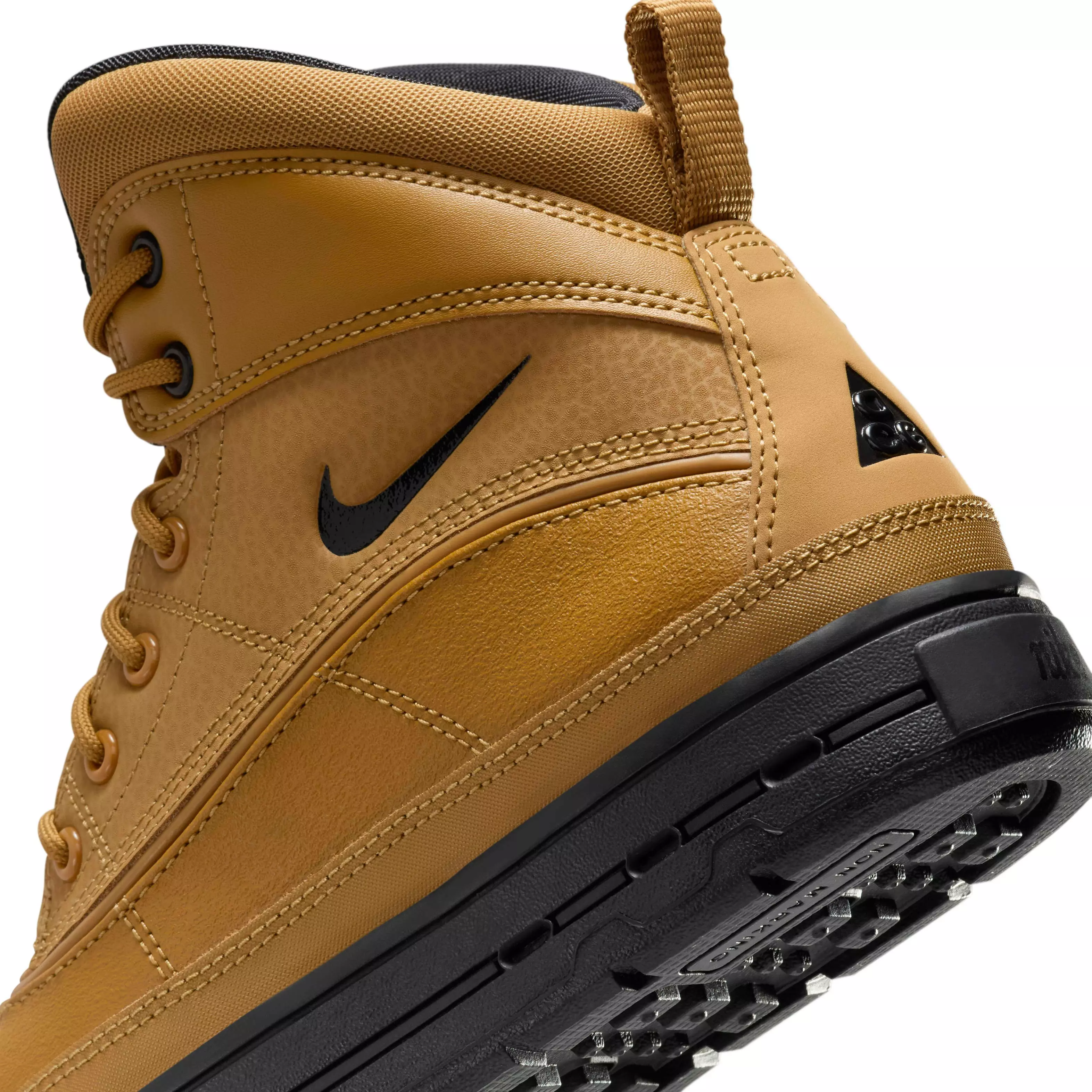 Nike Woodside 2 High "Wheat/Black" Grade School Boys' Boot - WHEAT/BLACK
