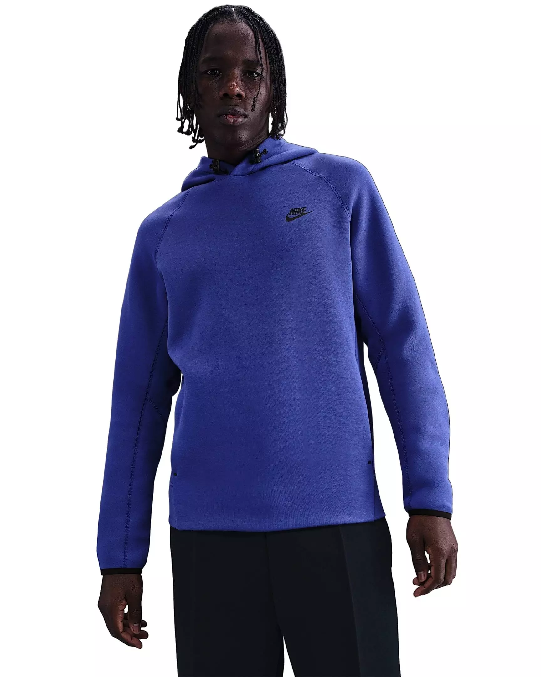 Nike Men's tech Fleece Pullover Hoodie - Purple - PURPLE