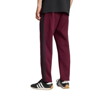 adidas Men's Essentials 3-Stripes Open Hem Fleece Joggers - Maroon - MAROON
