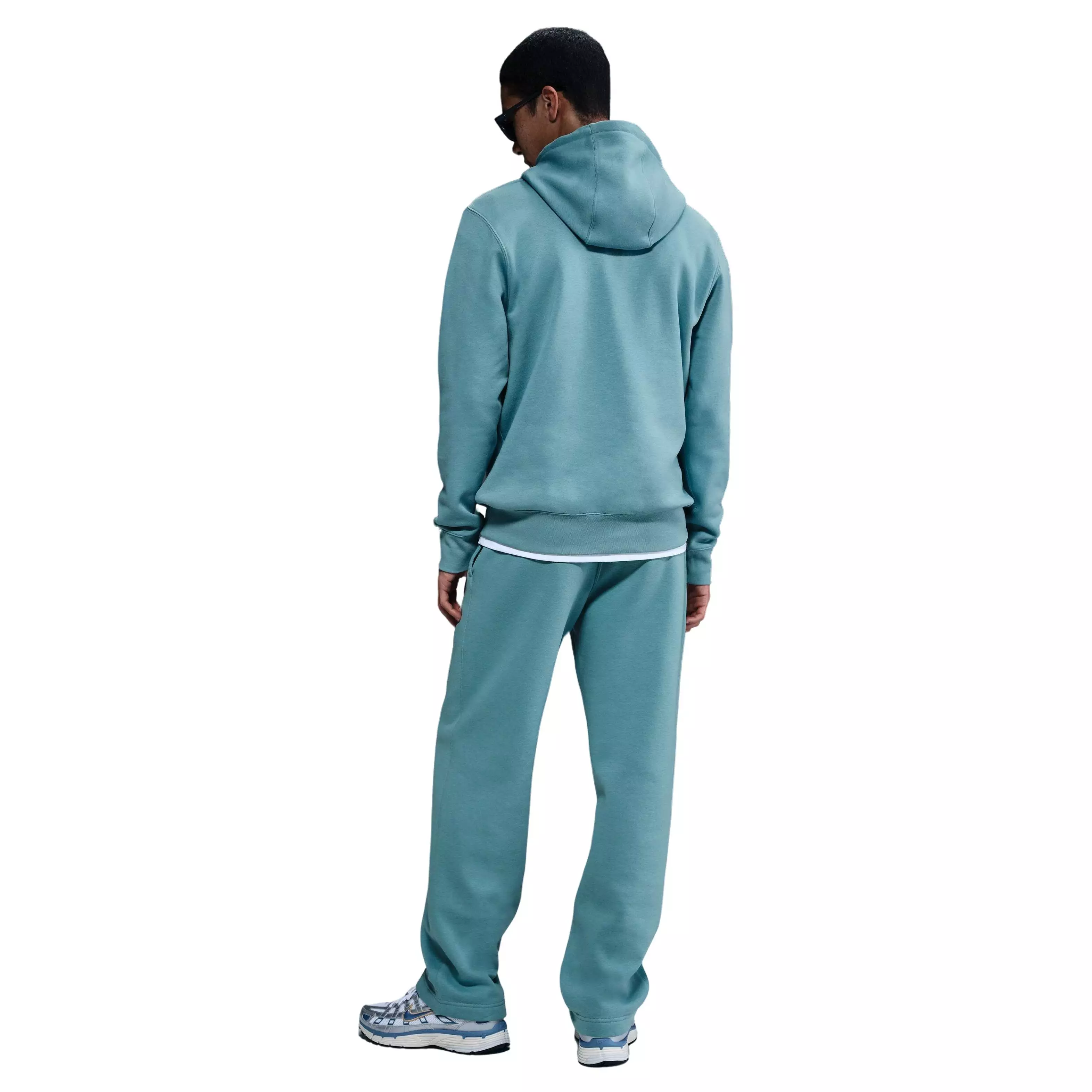 Nike Men's Club Pullover Fleece Hoodie - TURQUOISE
