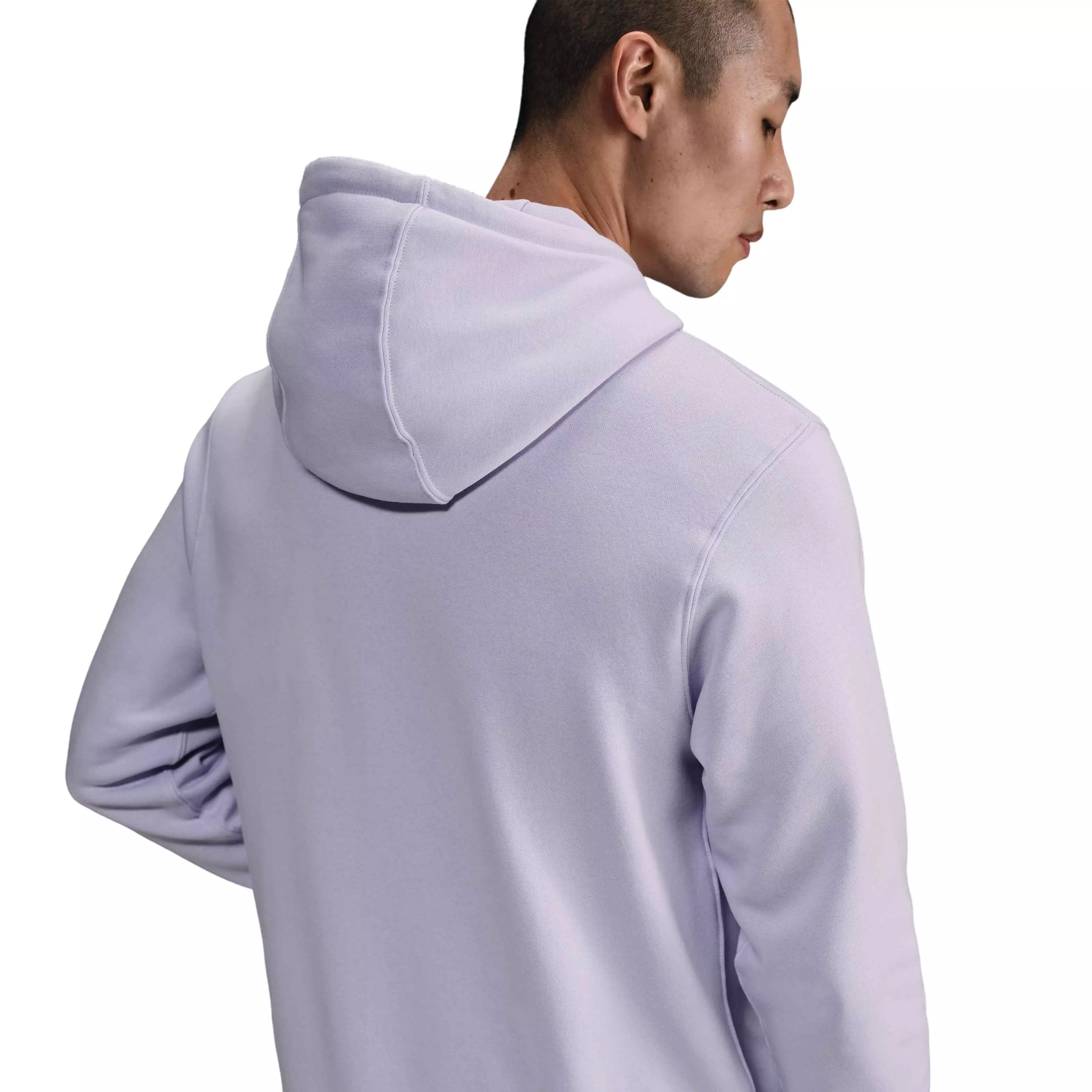Nike Men's Club Pullover Fleece Hoodie - PURPLE