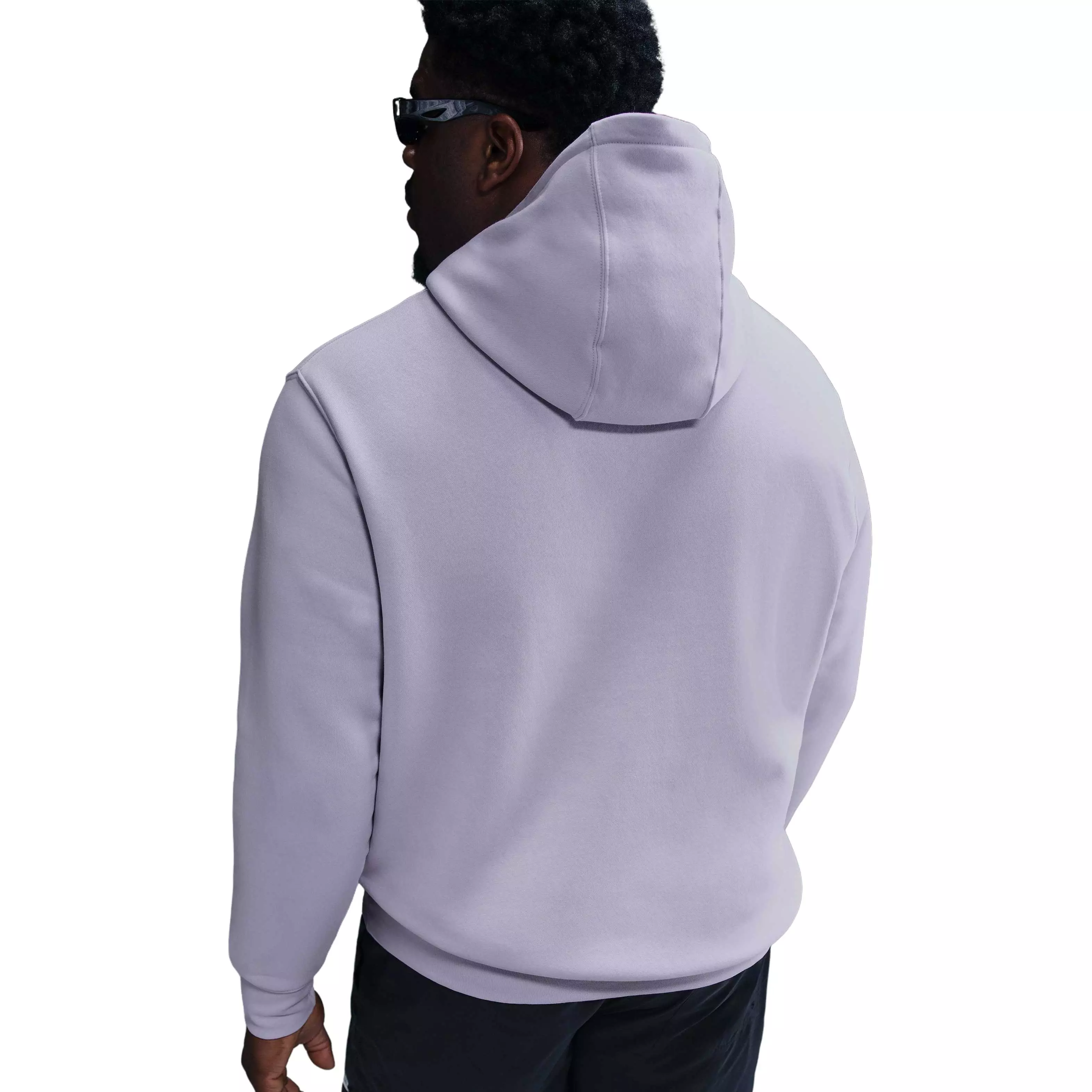 Nike Men's Club Pullover Fleece Hoodie - PURPLE