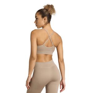 adidas Women's Workout Essentials Light-Support Knit Bra - Light Brown