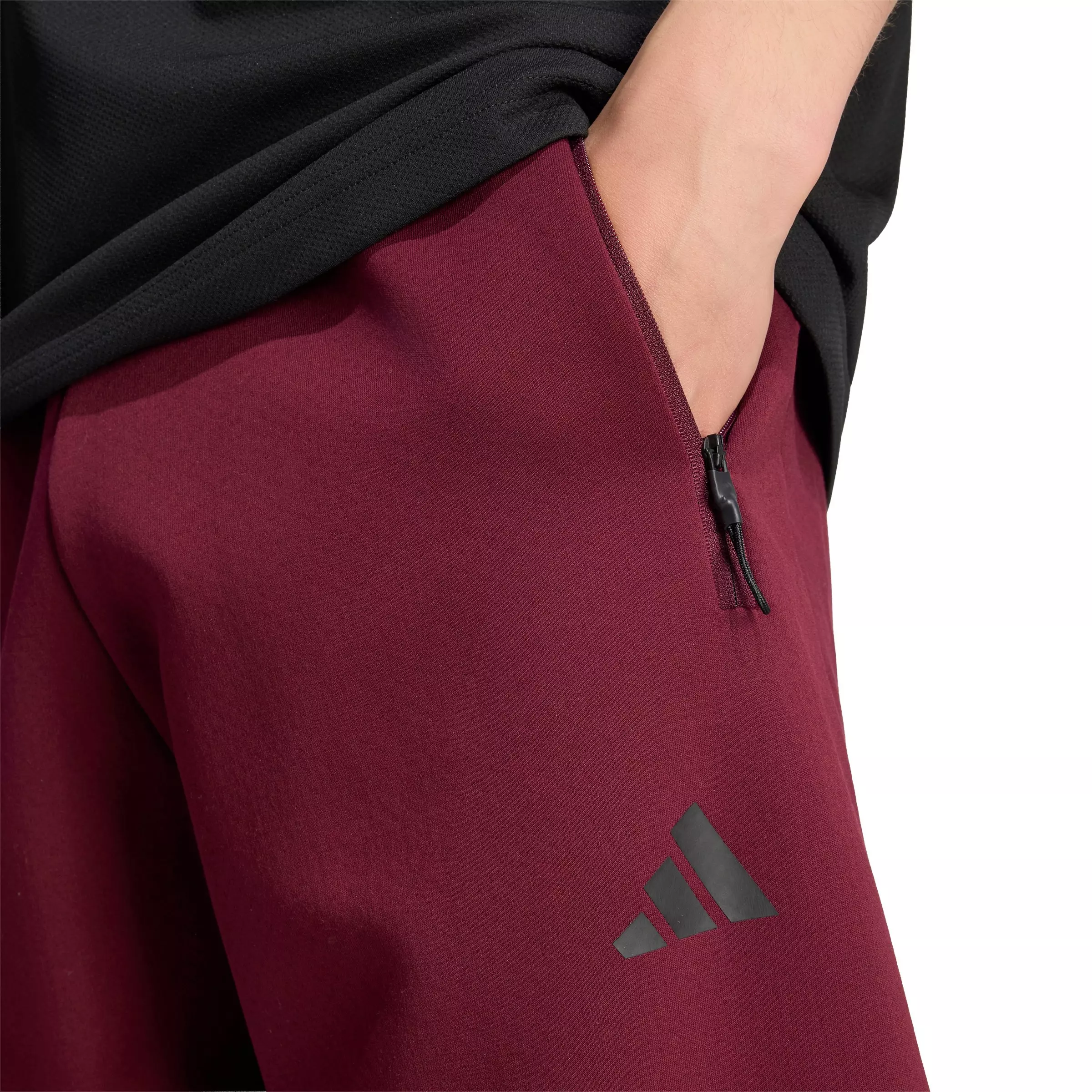 adidas Men's Z.N.E. Pants - Maroon - MAROON