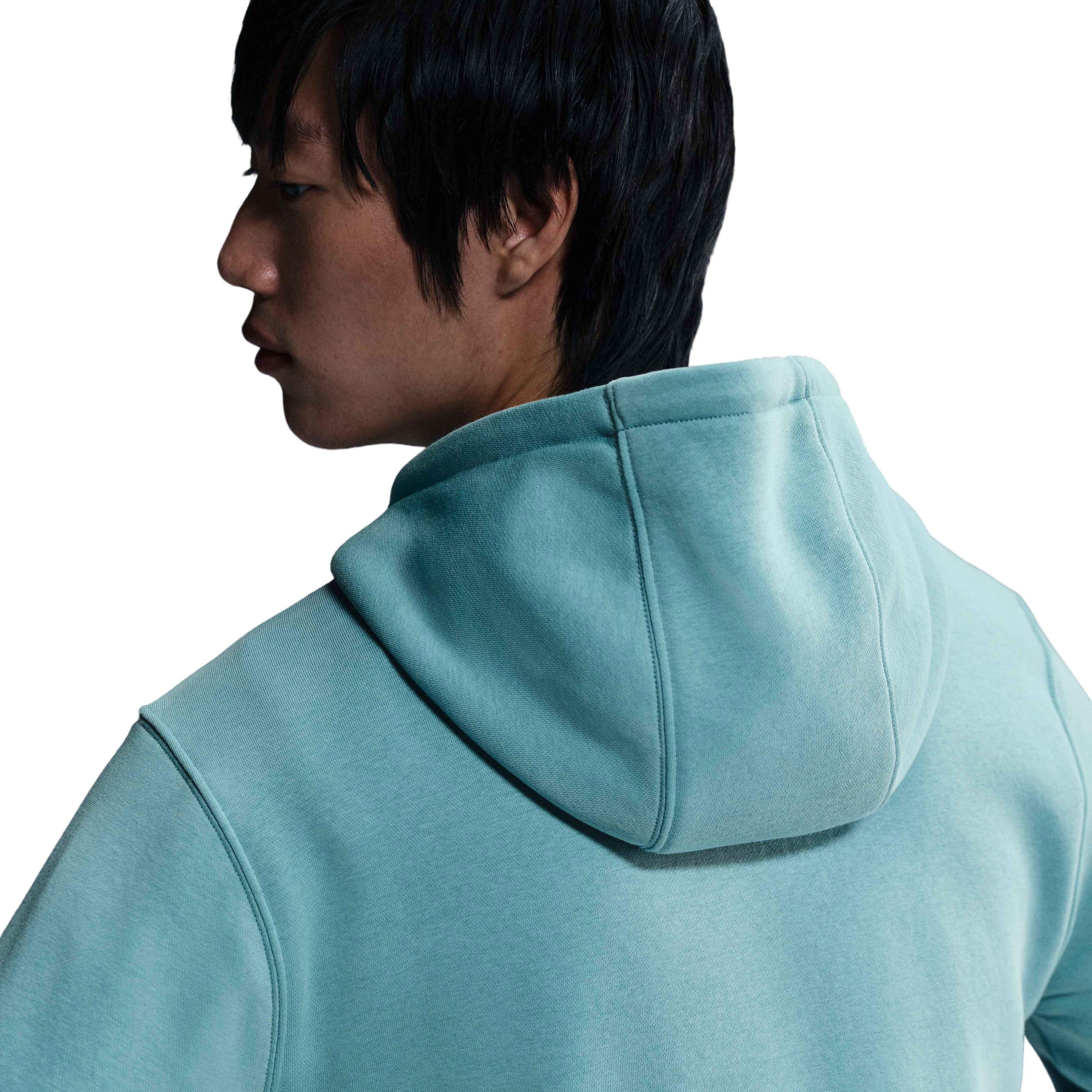 Nike Men's Sportswear Club BB Pullover Graphic Hoodie - TURQUOISE  Thumbnail View 2