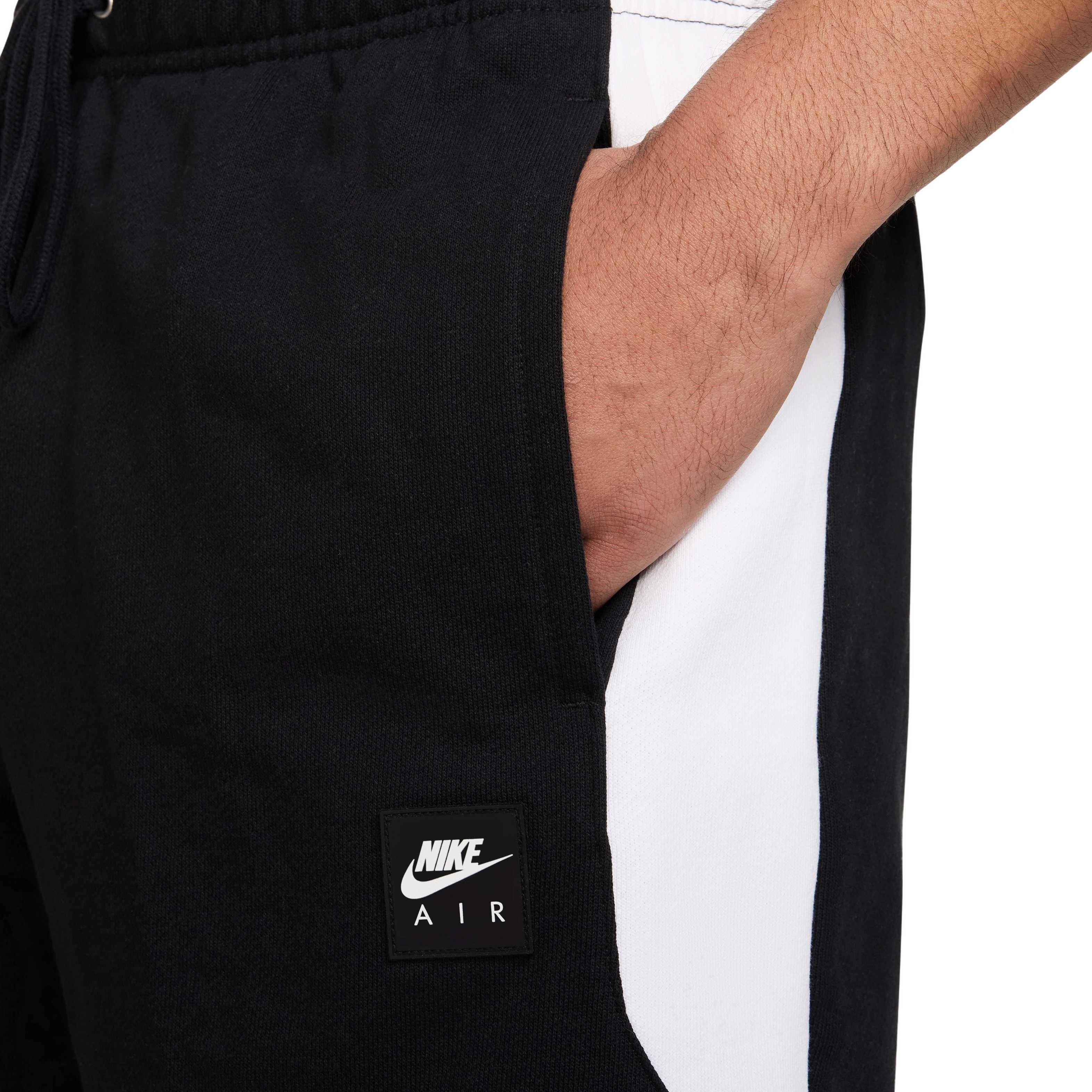 Nike Air Men's Fleece BFT Shorts - BLACK Thumbnail View 4