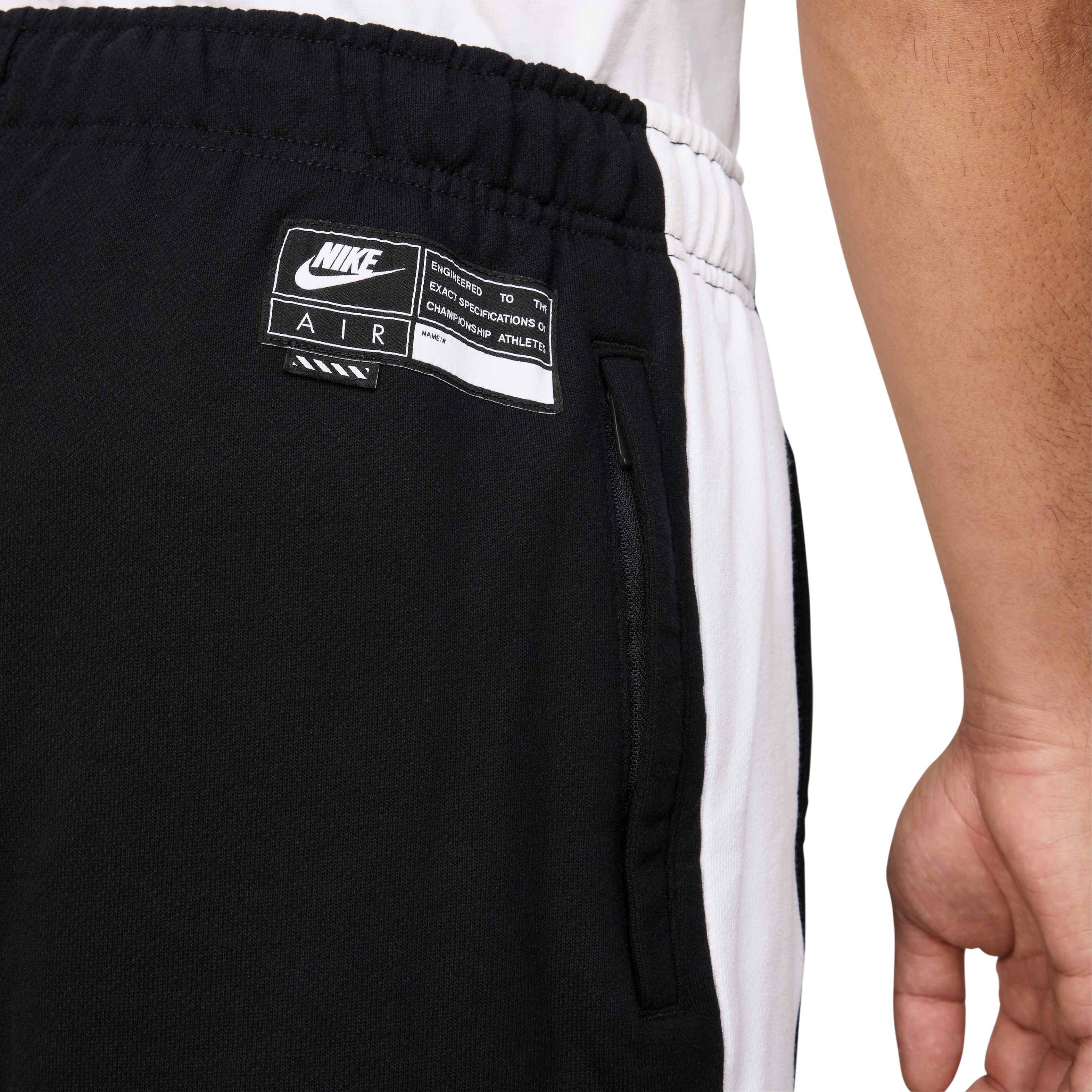 Nike Air Men's Fleece BFT Shorts - BLACK Thumbnail View 5