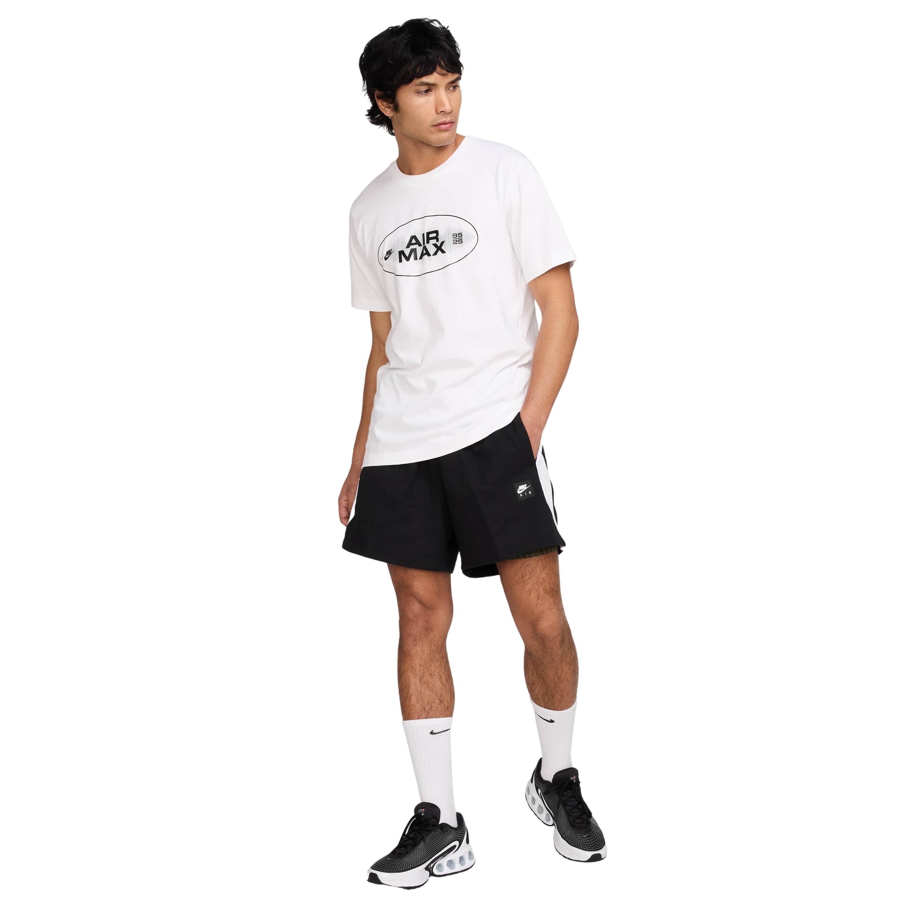 Nike Air Men's Fleece BFT Shorts - BLACK Thumbnail View 6