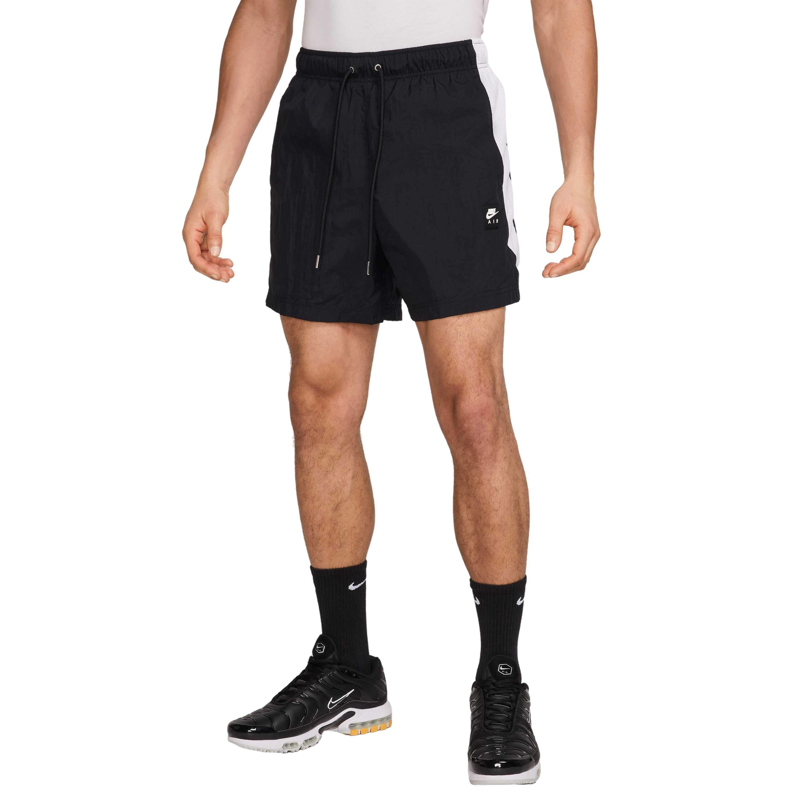 Nike Air Men's Woven Shorts - BLACK Thumbnail View 3