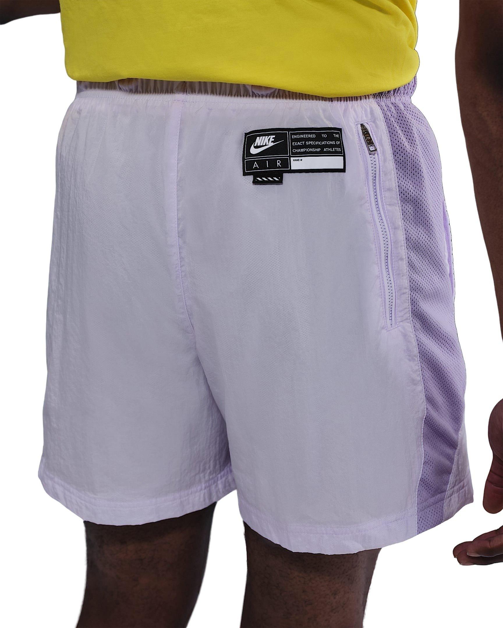 Nike Air Men's Woven Shorts - PURPLE Thumbnail View 2