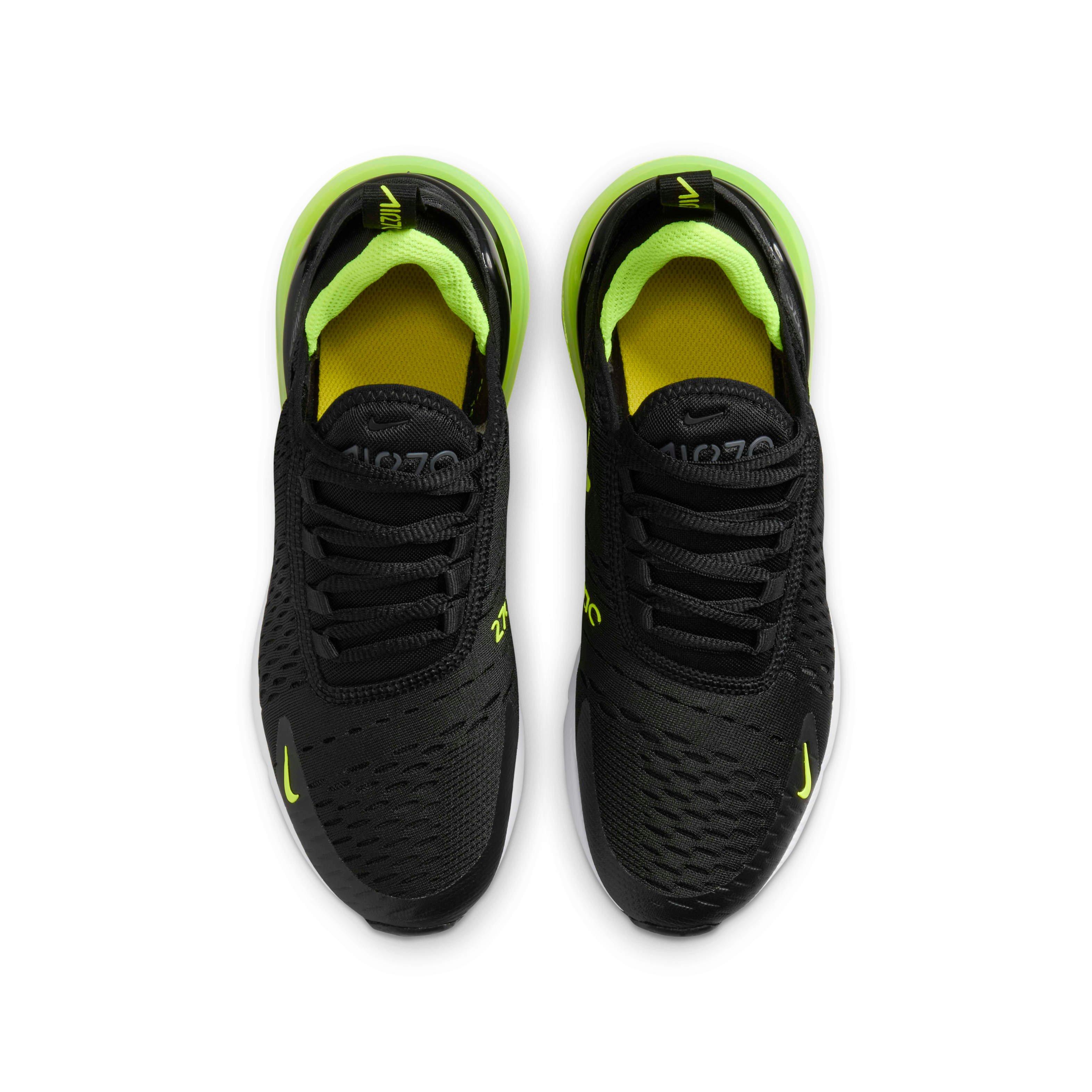Nike 270 Black Volt Green And Black Nike 27 Nike Air Max 270