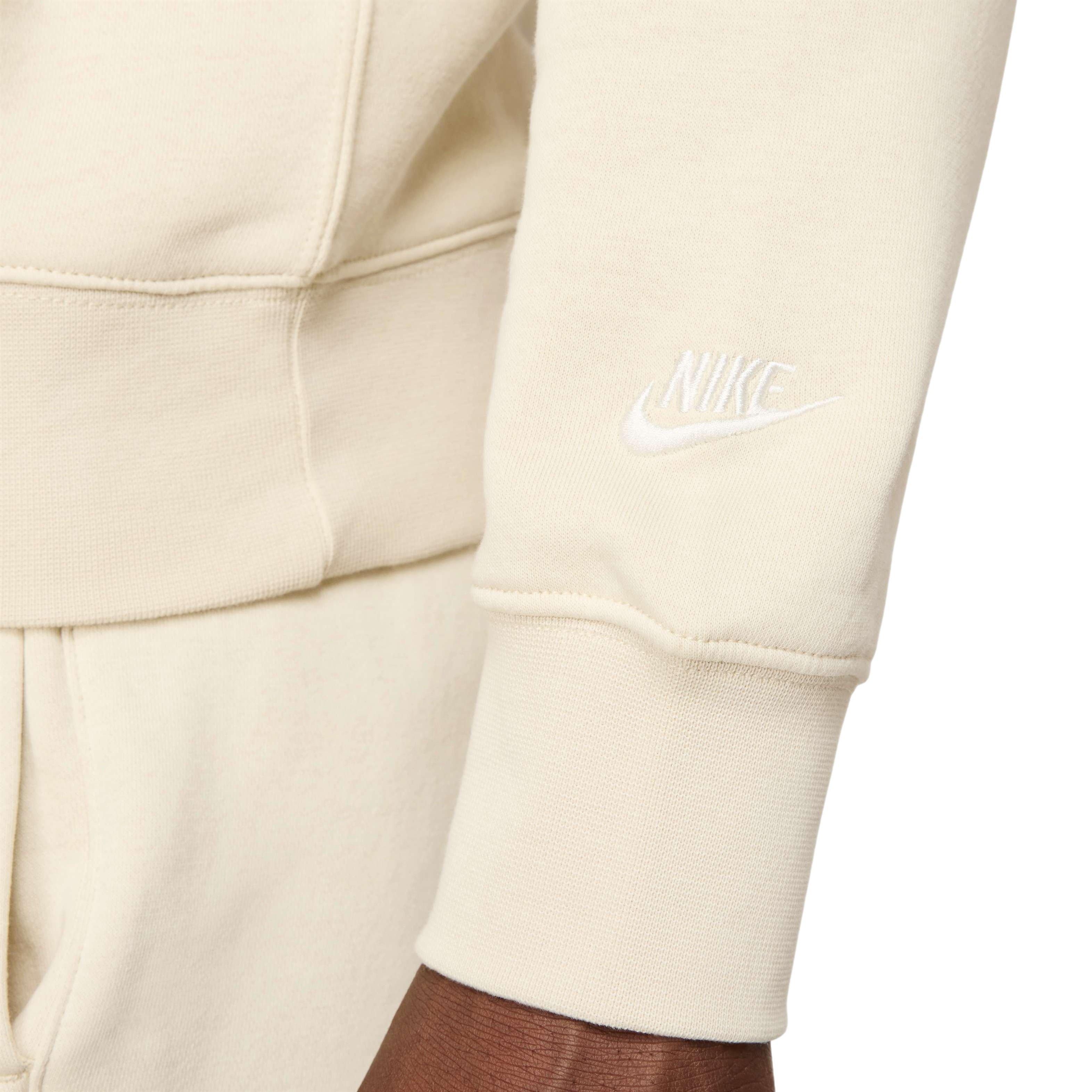 Nike Men's Club Sportswear BB Graphic Fleece Crew - LT KHAKI Thumbnail View 4