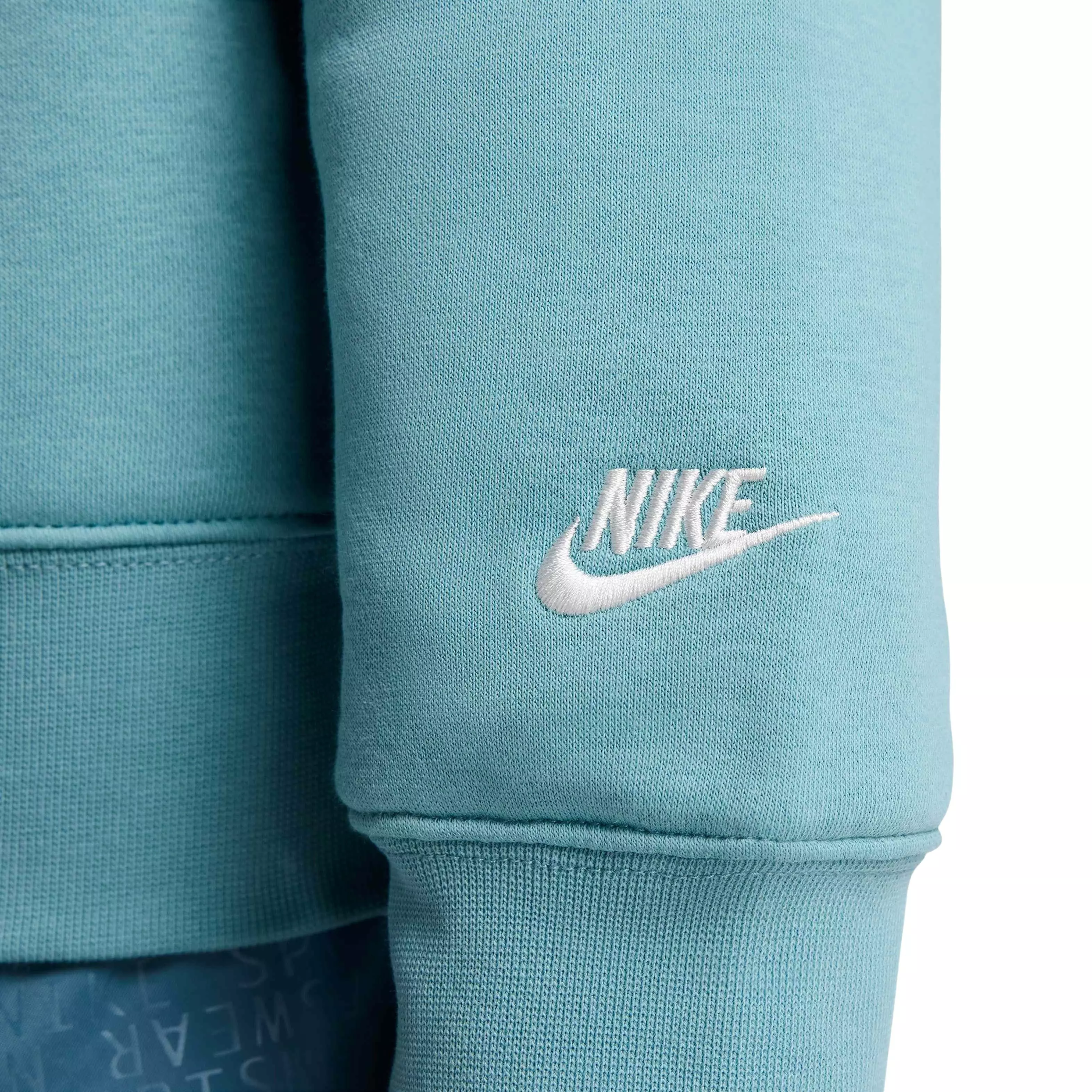 Nike Men's Club Sportswear BB Graphic Fleece Crew - TURQUOISE 