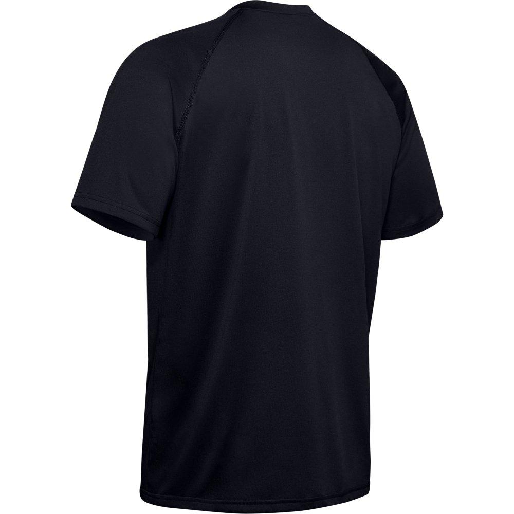Under Armour Men's Tactical Tech Short Sleeve Shirt - BLACK Thumbnail View 5