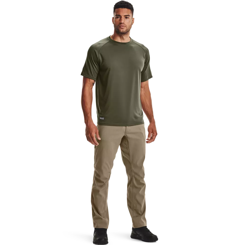 Under Armour Men's Tactical Tech Short Sleeve Shirt - GREEN