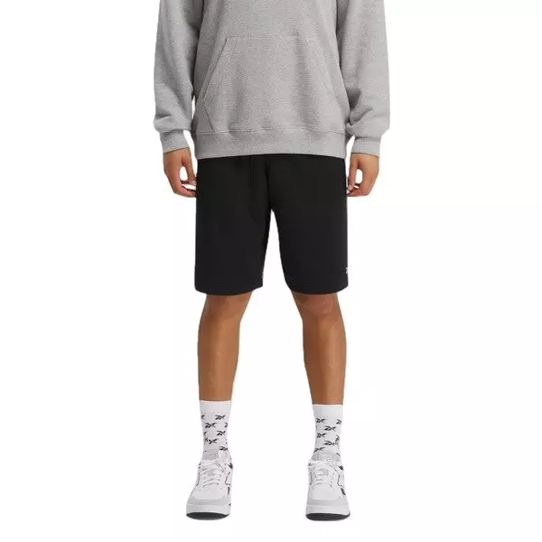 Reebok Men's Basketball Open-Hole Mesh Shorts - Black - BLACK