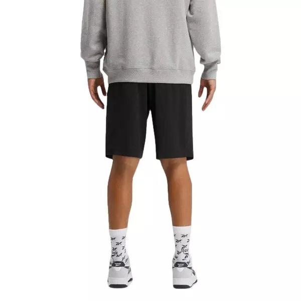 Reebok Men's Basketball Open-Hole Mesh Shorts - Black - BLACK