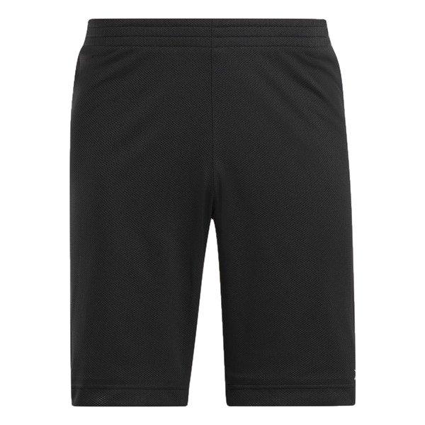 Reebok Men's Basketball Open-Hole Mesh Shorts - Black - BLACK Thumbnail View 6