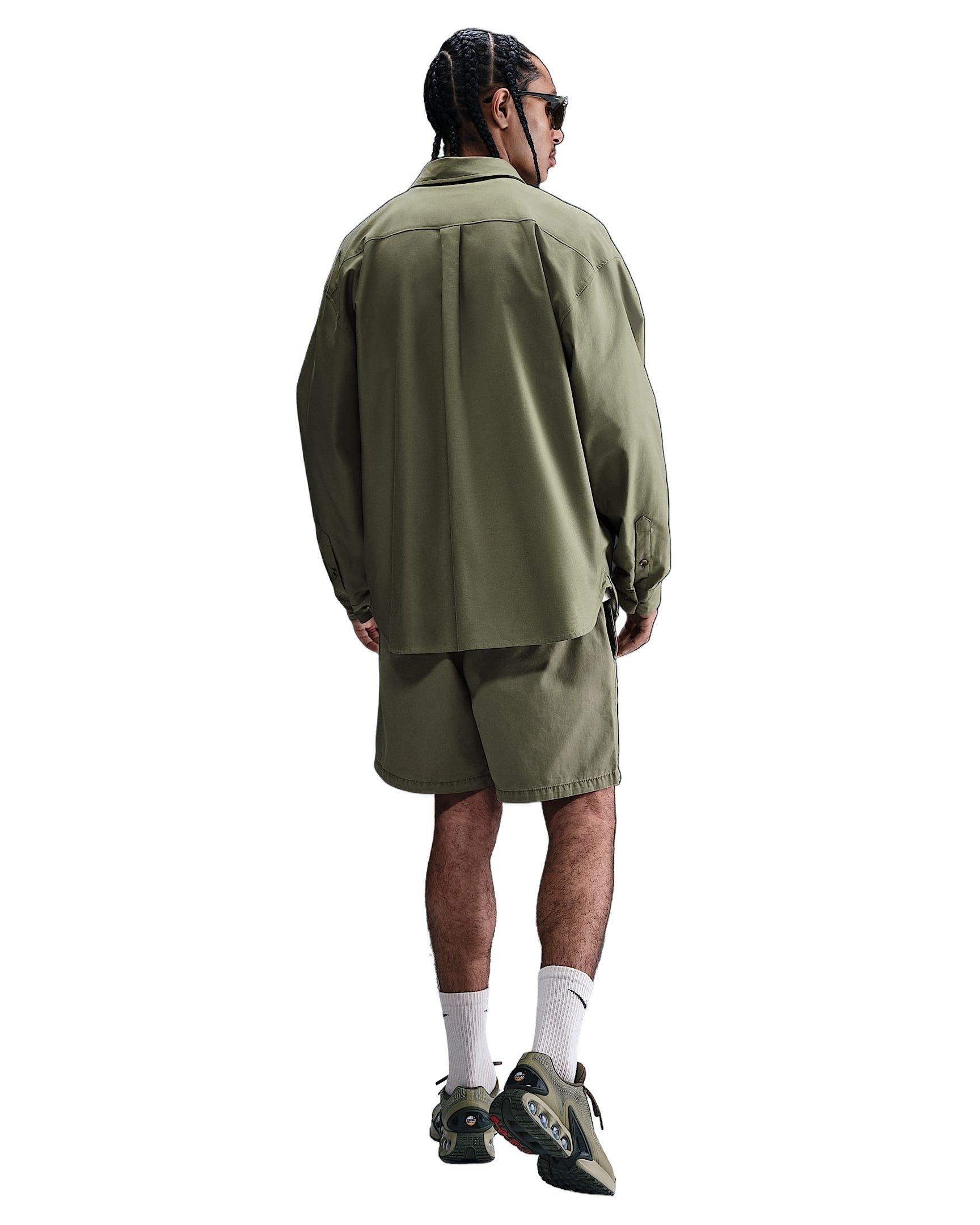 Nike Men's Club Washed Chino Shorts - OLIVE Thumbnail View 5
